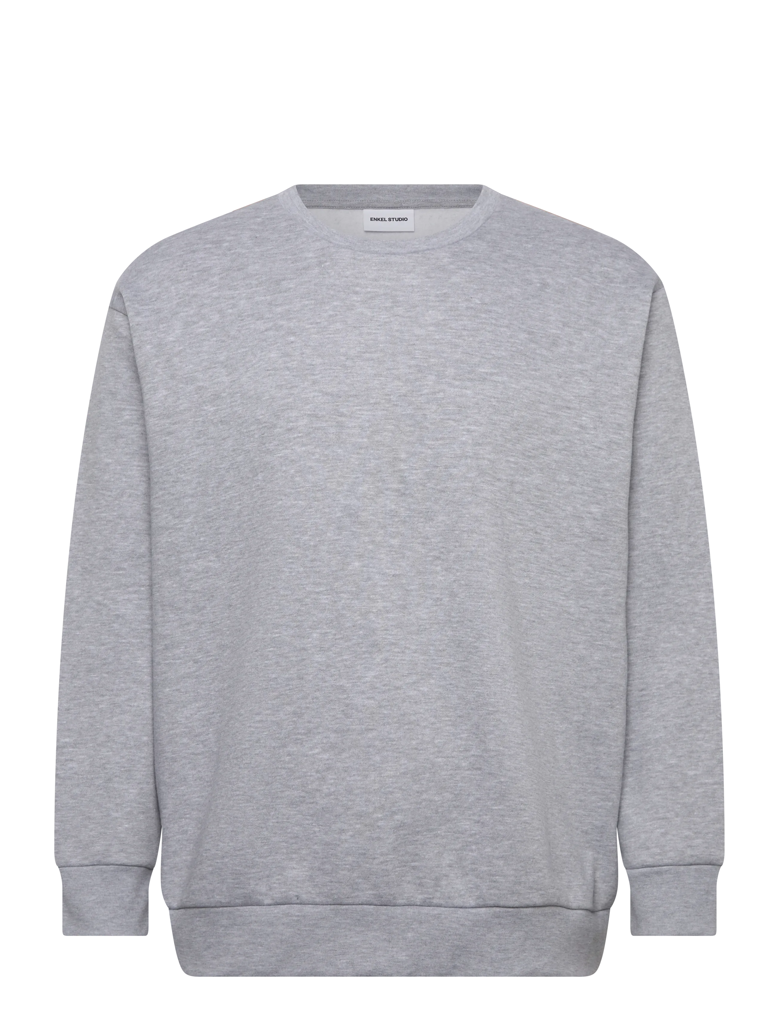 Enkel Studio O-neck sweatshirt - Plus Size - GREY MEL / grey