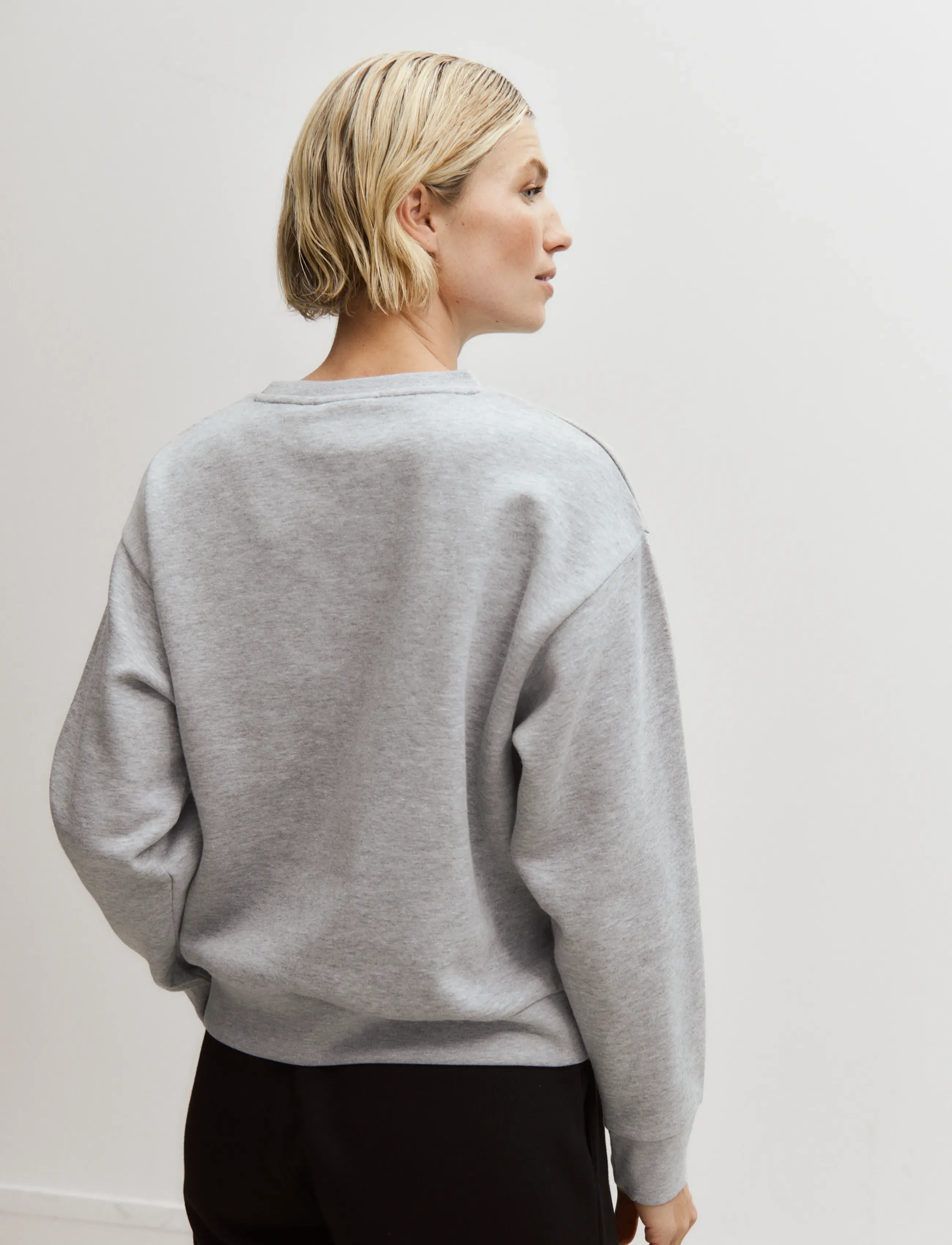 Enkel Studio - O-neck sweatshirt - laveste priser - grey mel - 3