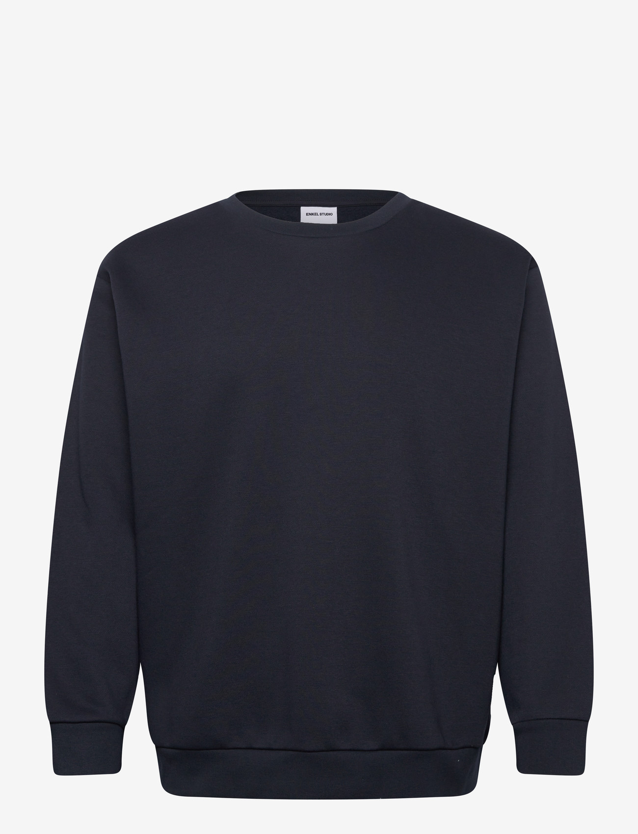Enkel Studio - O-neck sweatshirt - hverdags stil - navy - 0