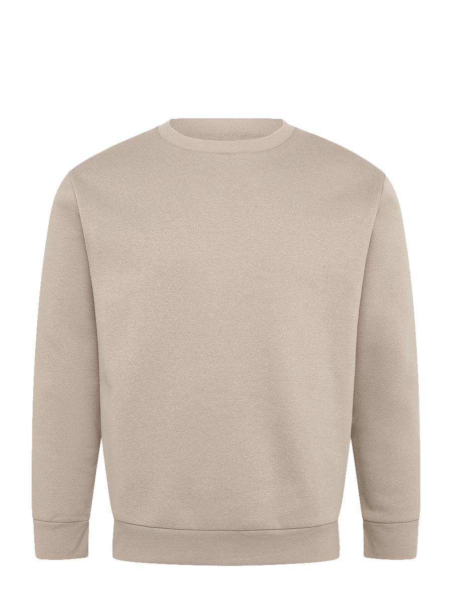 Enkel Studio - O-neck sweatshirt - sweatshirts - stone - 0