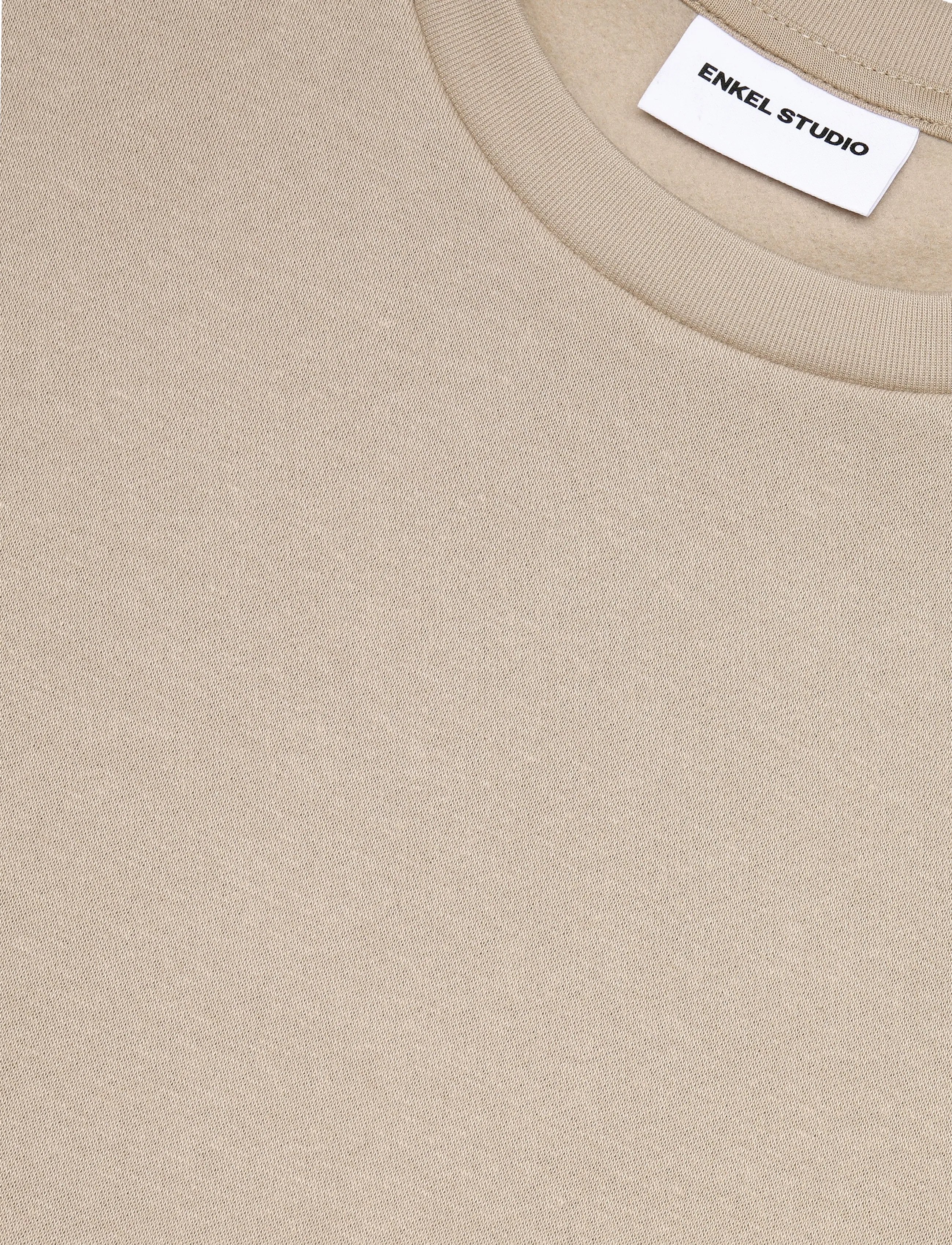 Enkel Studio - O-neck sweatshirt - vardagsstil - stone - 2