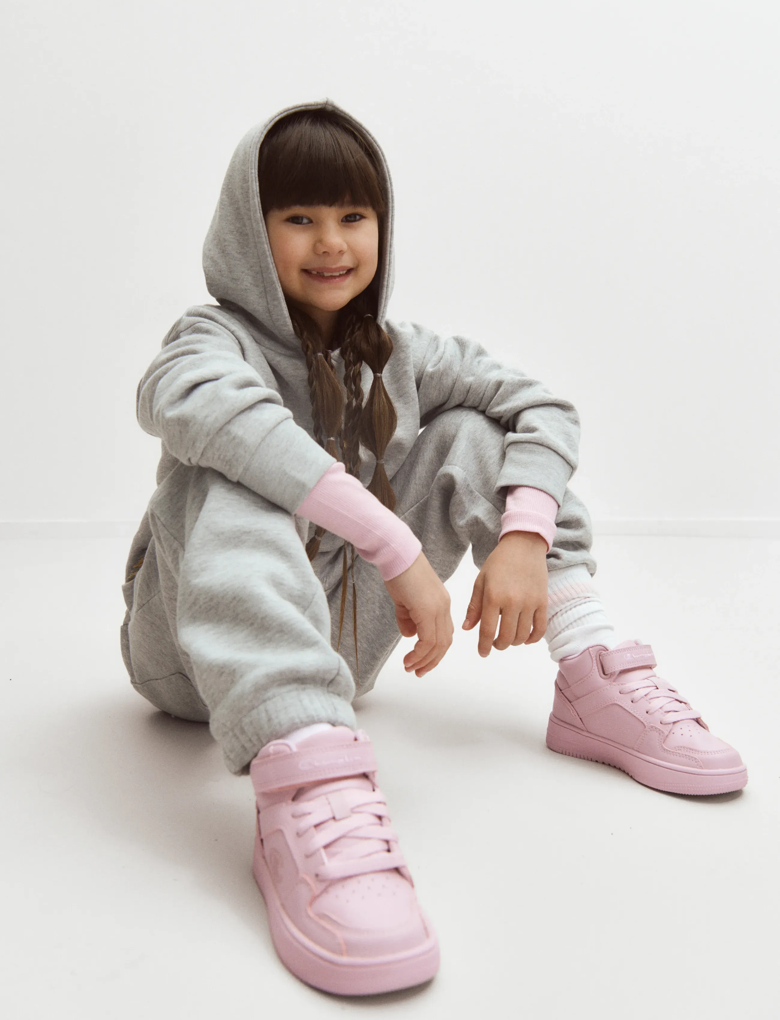 Enkel Studio Hoodie, 134, Sweatshirts & Hoodies, Grau - Kinder
