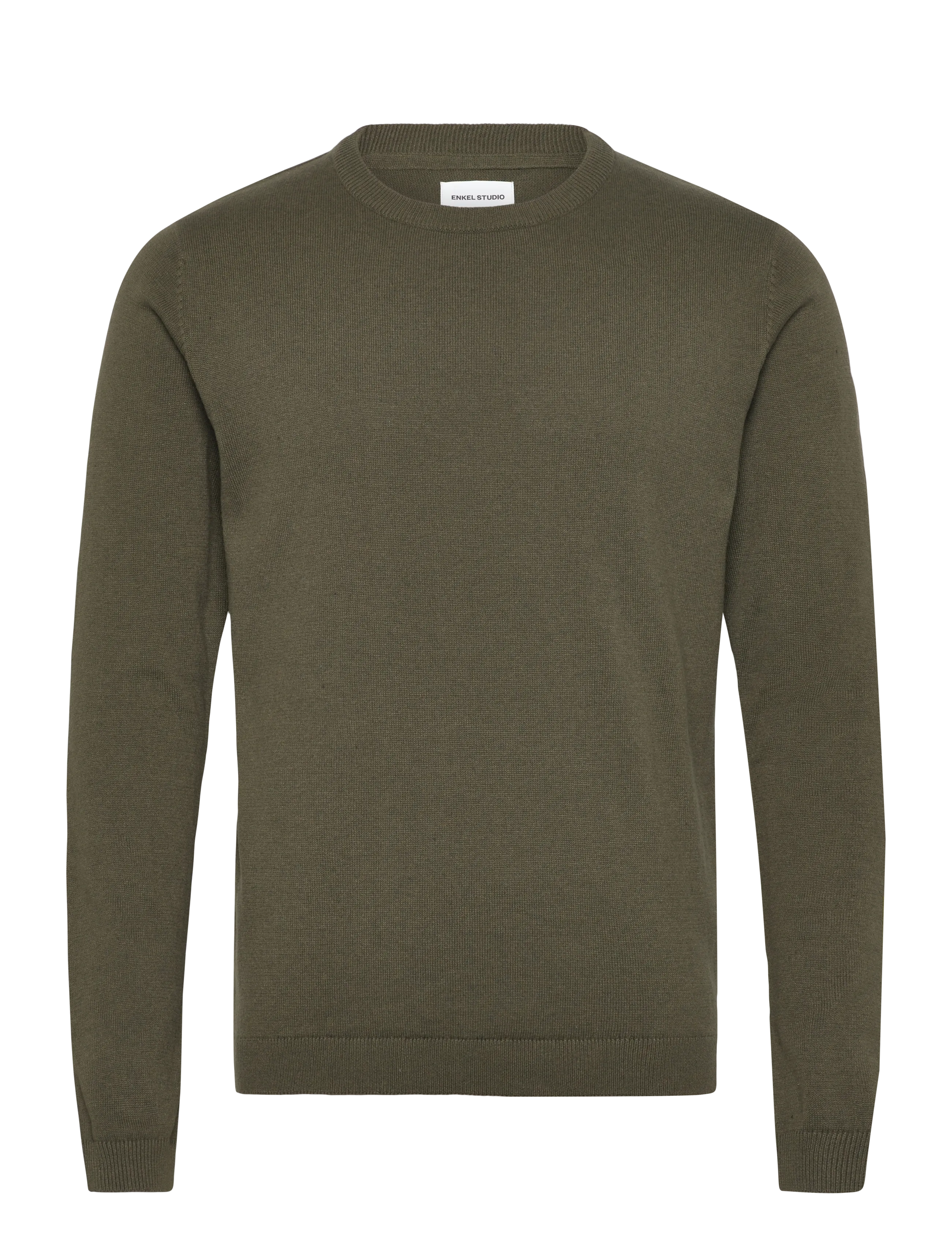 Enkel Studio O-neck knit - Enkel Studio - ARMY / khaki/green
