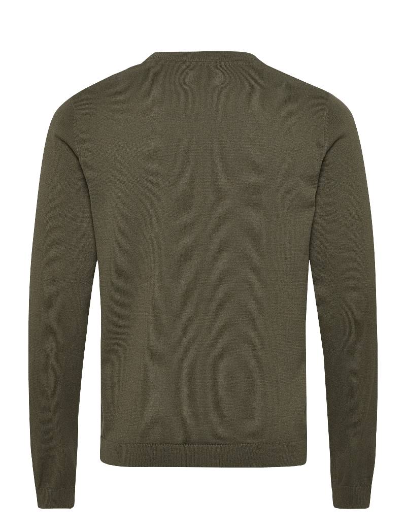 Enkel Studio - O-neck knit - rundhals - army - 2