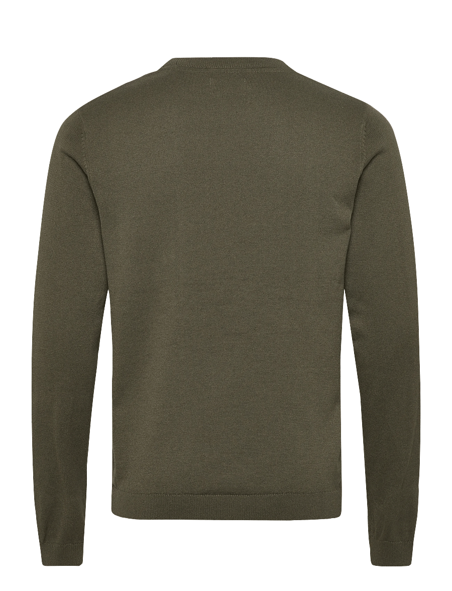 Enkel Studio - O-neck knit - rundhals - army - 2