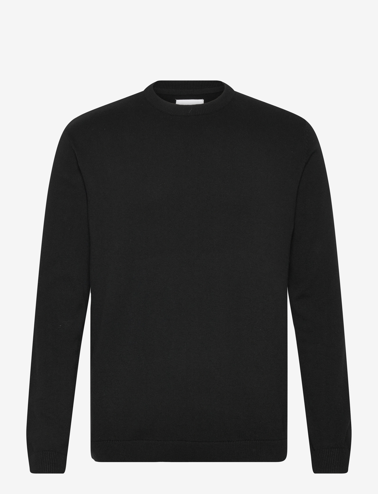 Enkel Studio - O-neck knit - rund hals - black - 1