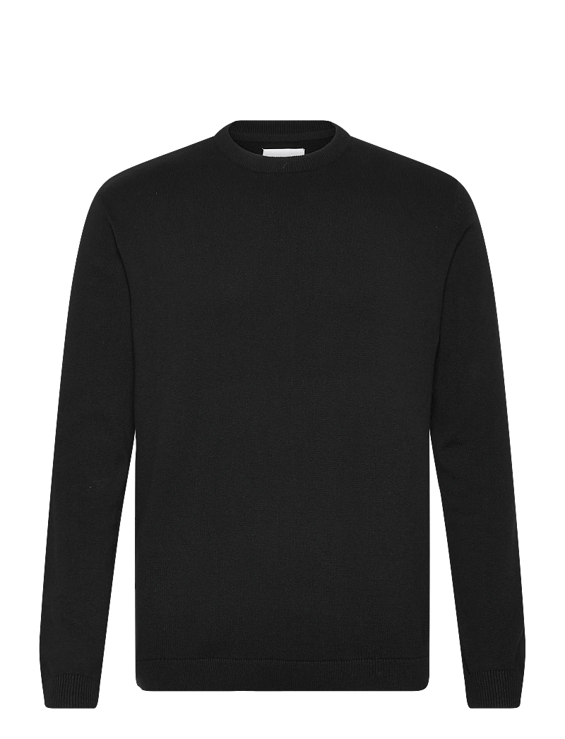 Enkel Studio - O-neck knit - rundhals - black - 1