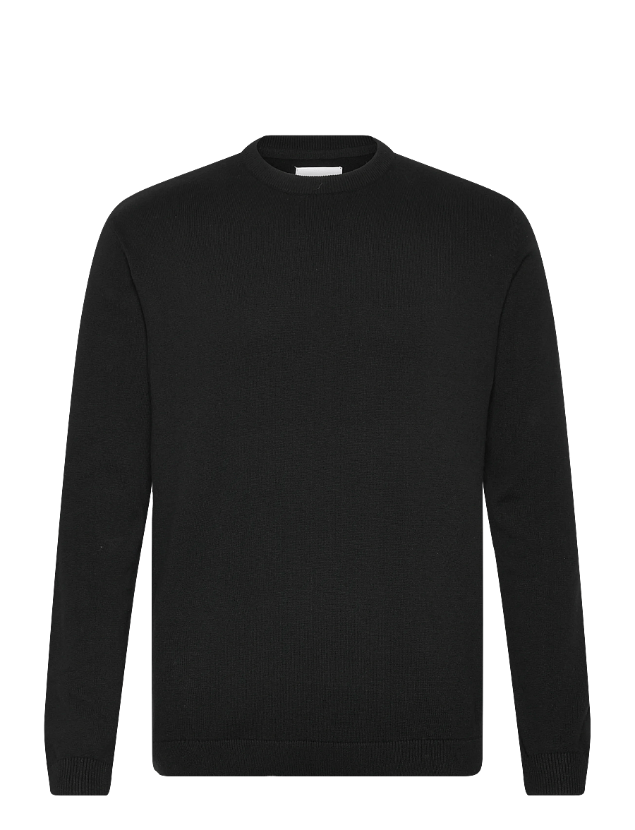 Enkel Studio - O-neck knit - rundhals - black - 1
