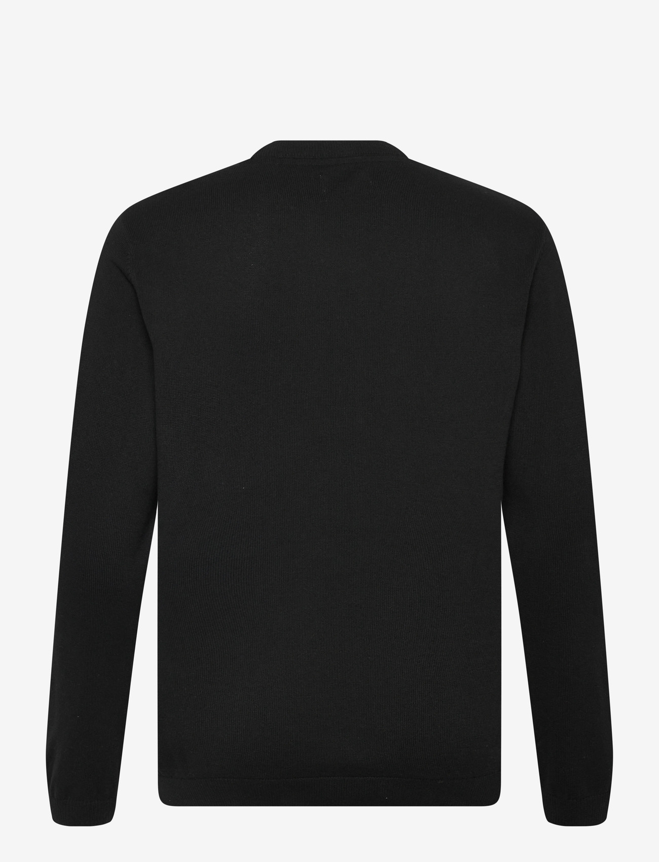 Enkel Studio - O-neck knit - rund hals - black - 2