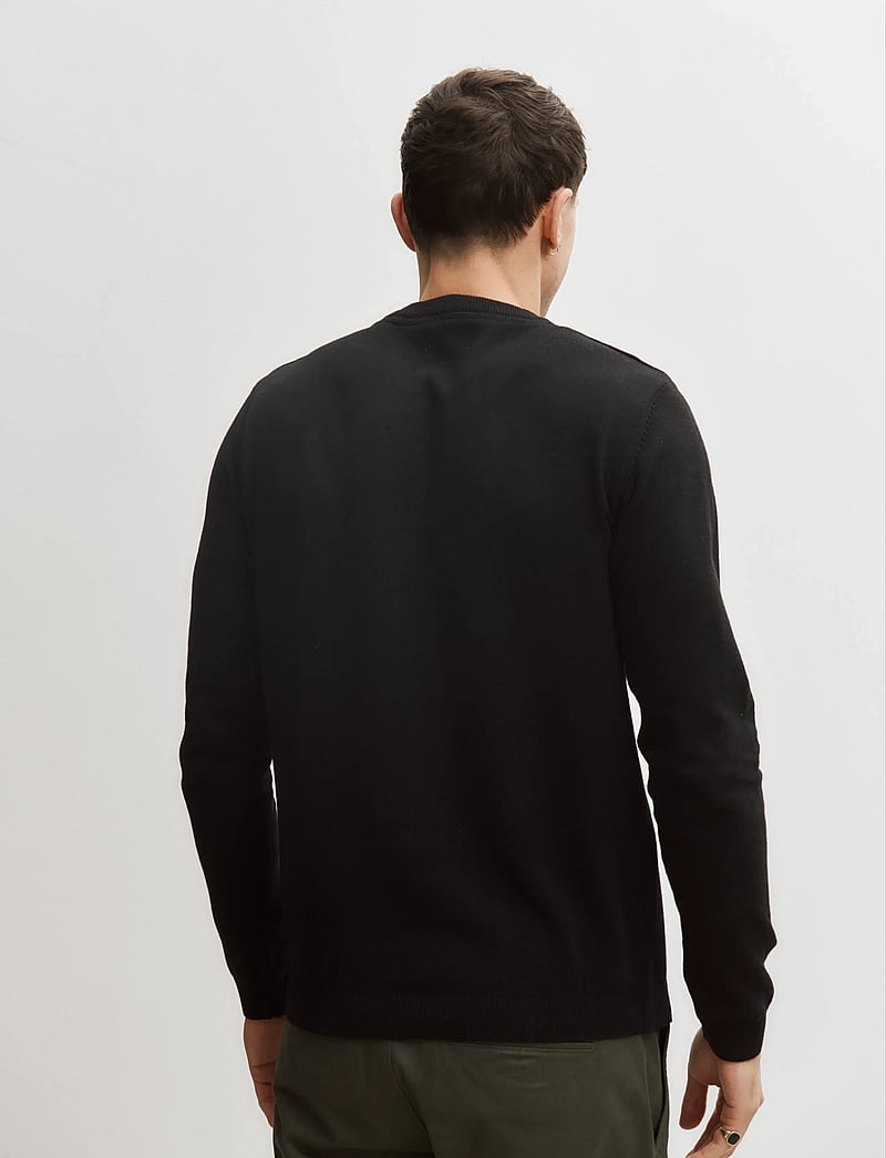 Enkel Studio - O-neck knit - rundhals - black - 3