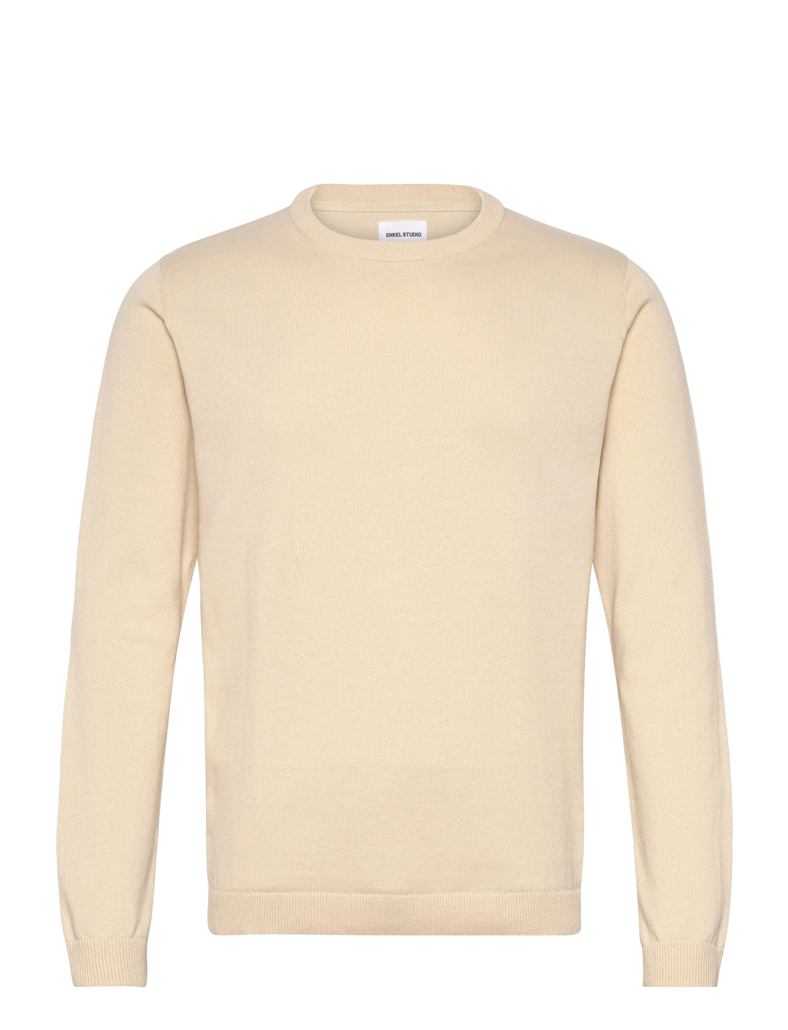 ENKEL STUDIO O-Neck Knit Cream - XXXL - Herren
