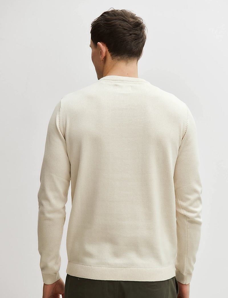 Enkel Studio - O-neck knit - rundhals - bone white - 3