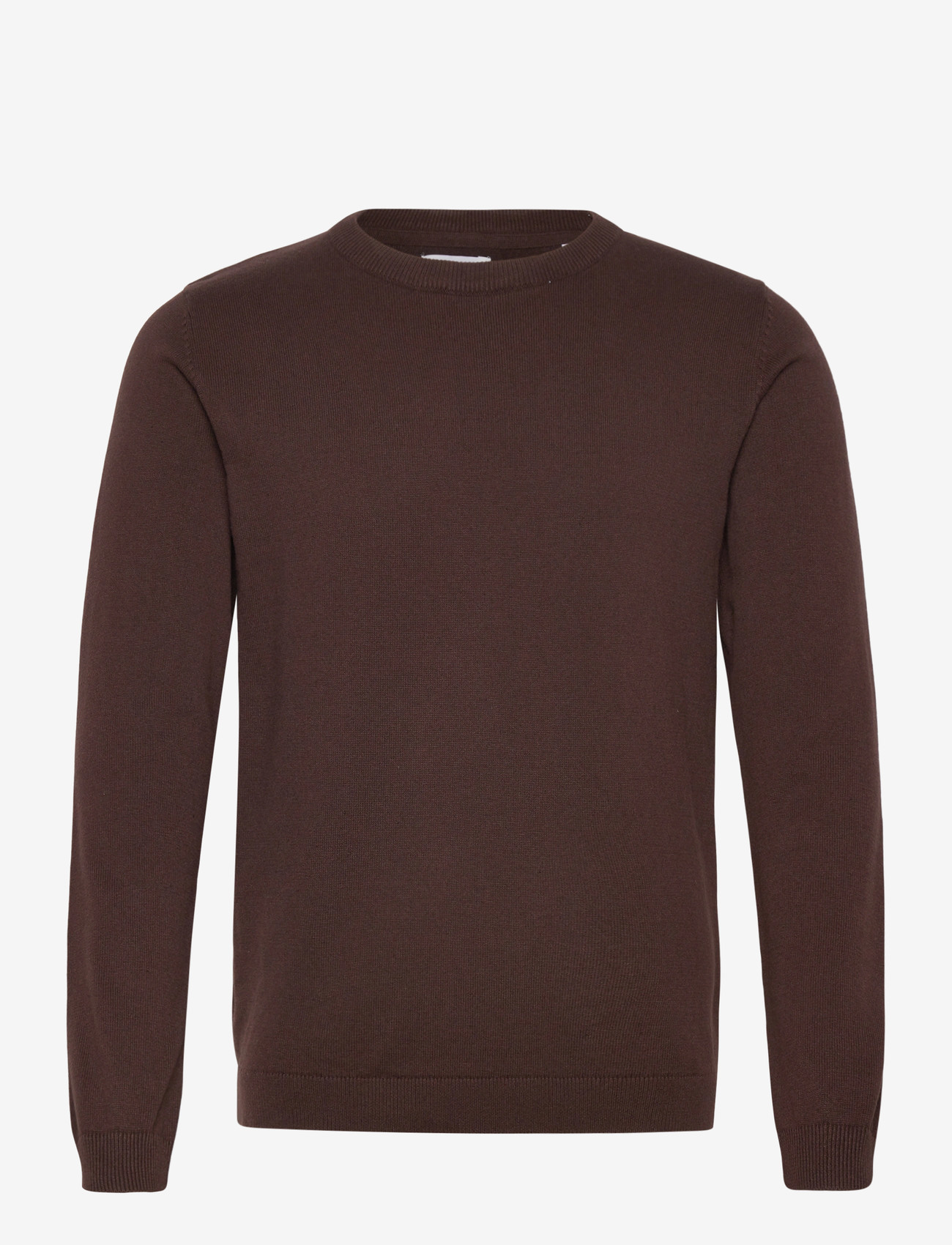 Enkel Studio - O-neck knit - rund hals - brown - 1