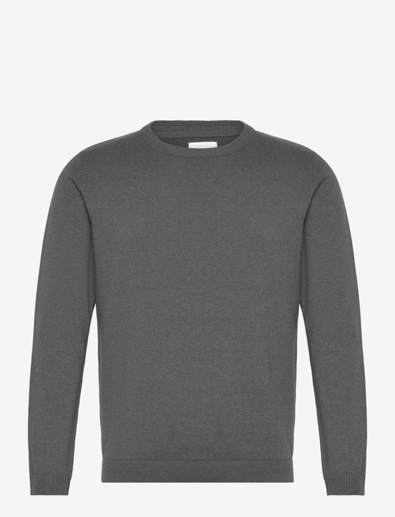 Enkel Studio - O-neck knit - rund hals - dk grey - 1