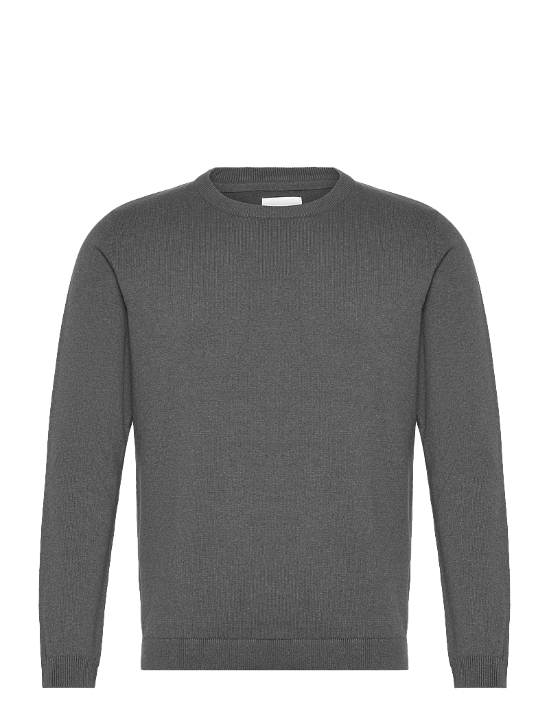 Enkel Studio - O-neck knit - rundhals - dk grey - 1