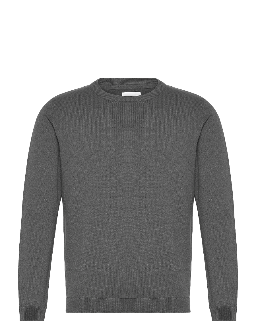 Enkel Studio - O-neck knit - rundhals - dk grey - 1