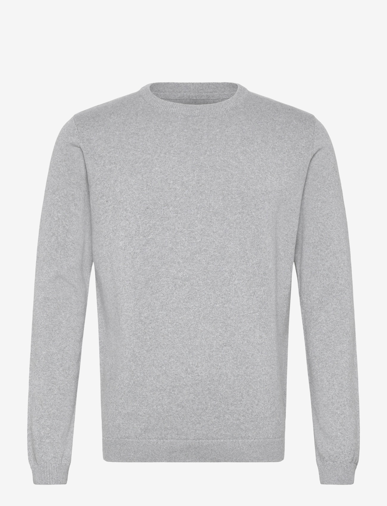 Enkel Studio - O-neck knit - rund hals - grey mel - 1