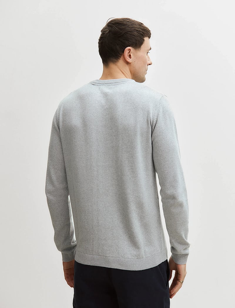Enkel Studio - O-neck knit - rundhals - grey mel - 3