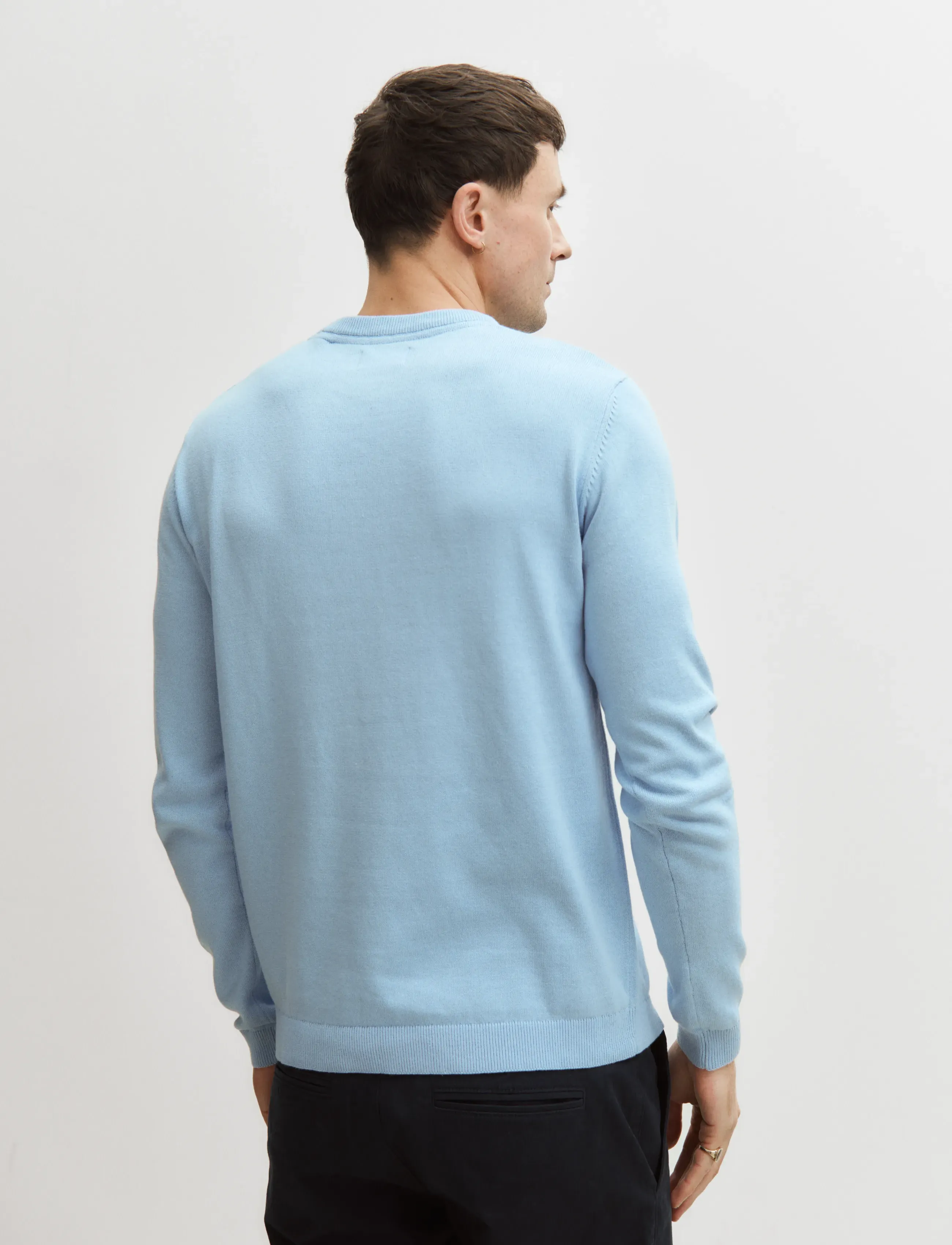 Enkel Studio - O-neck knit - Ümmarguse kaelusega kudumid - lt blue - 3