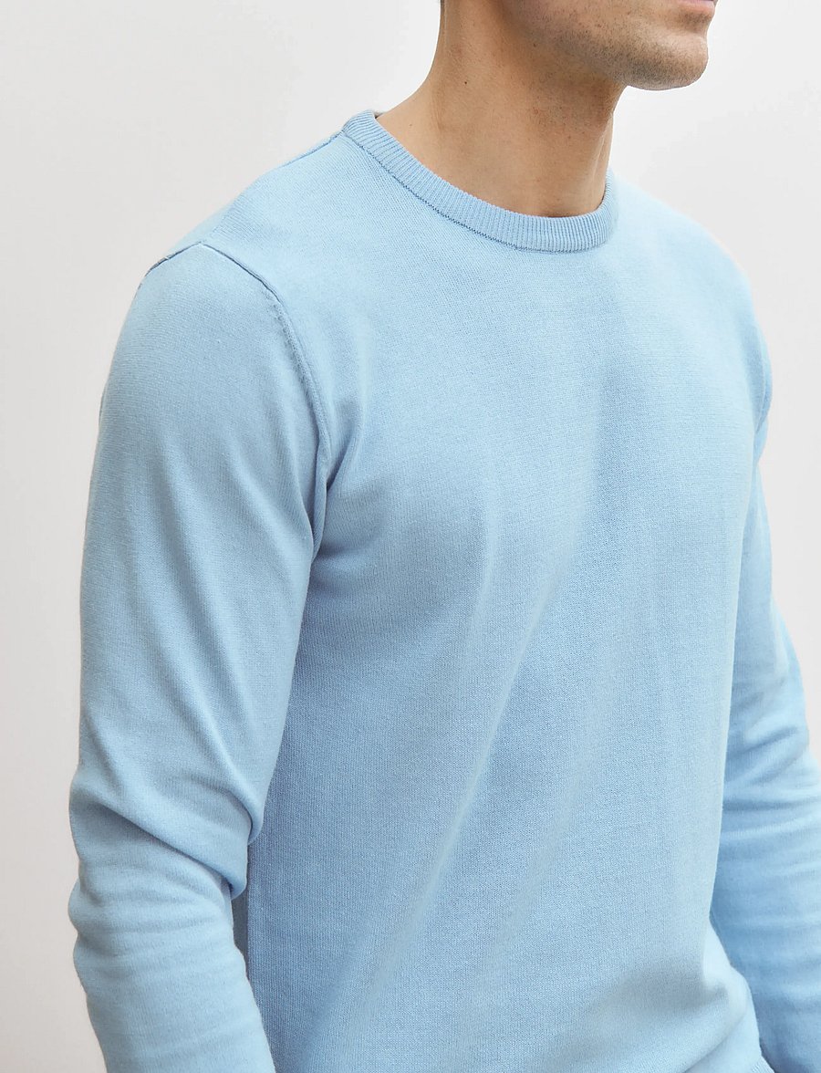 Enkel Studio - O-neck knit - rundhals - lt blue - 4