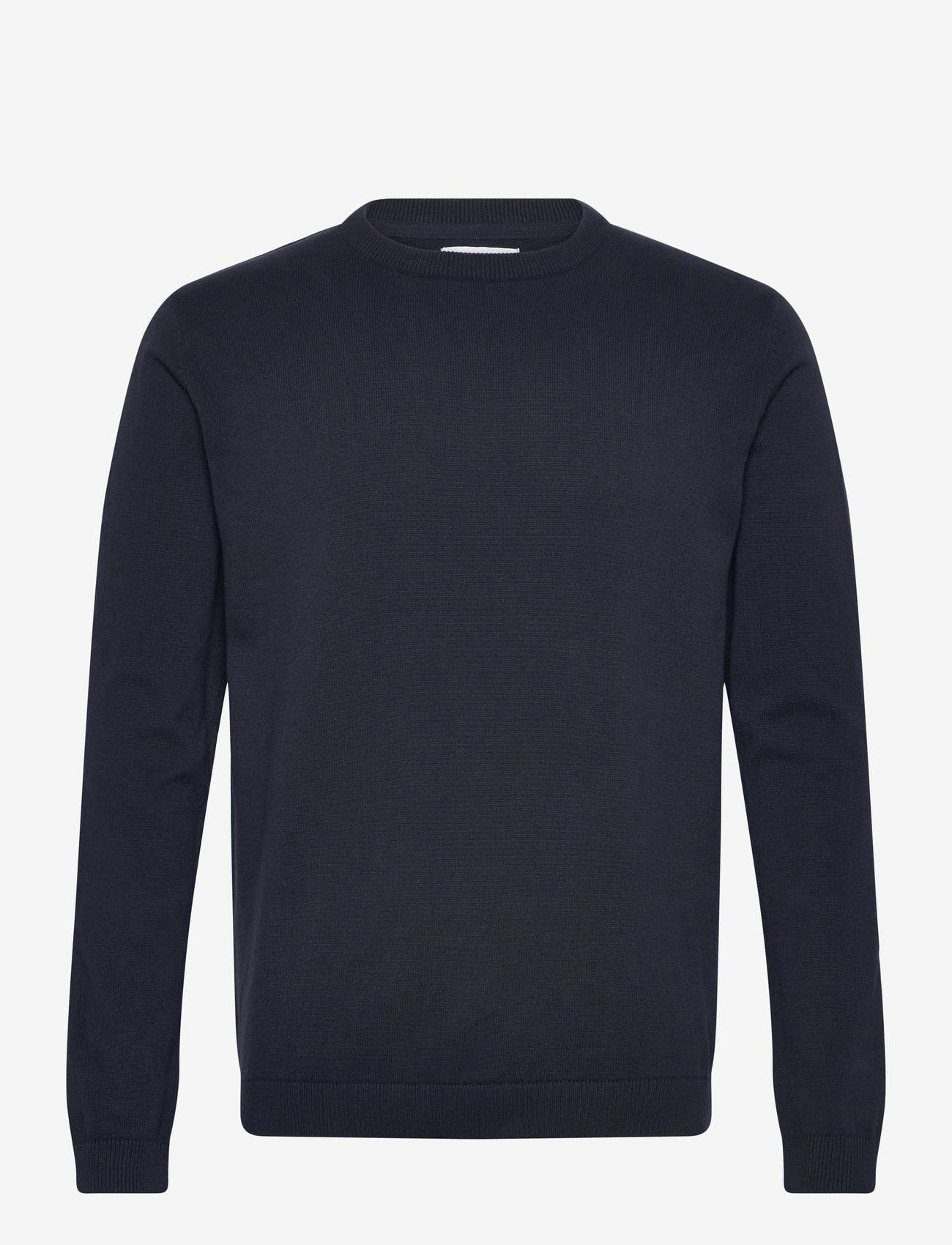 Enkel Studio - O-neck knit - rundhalsad - navy - 1