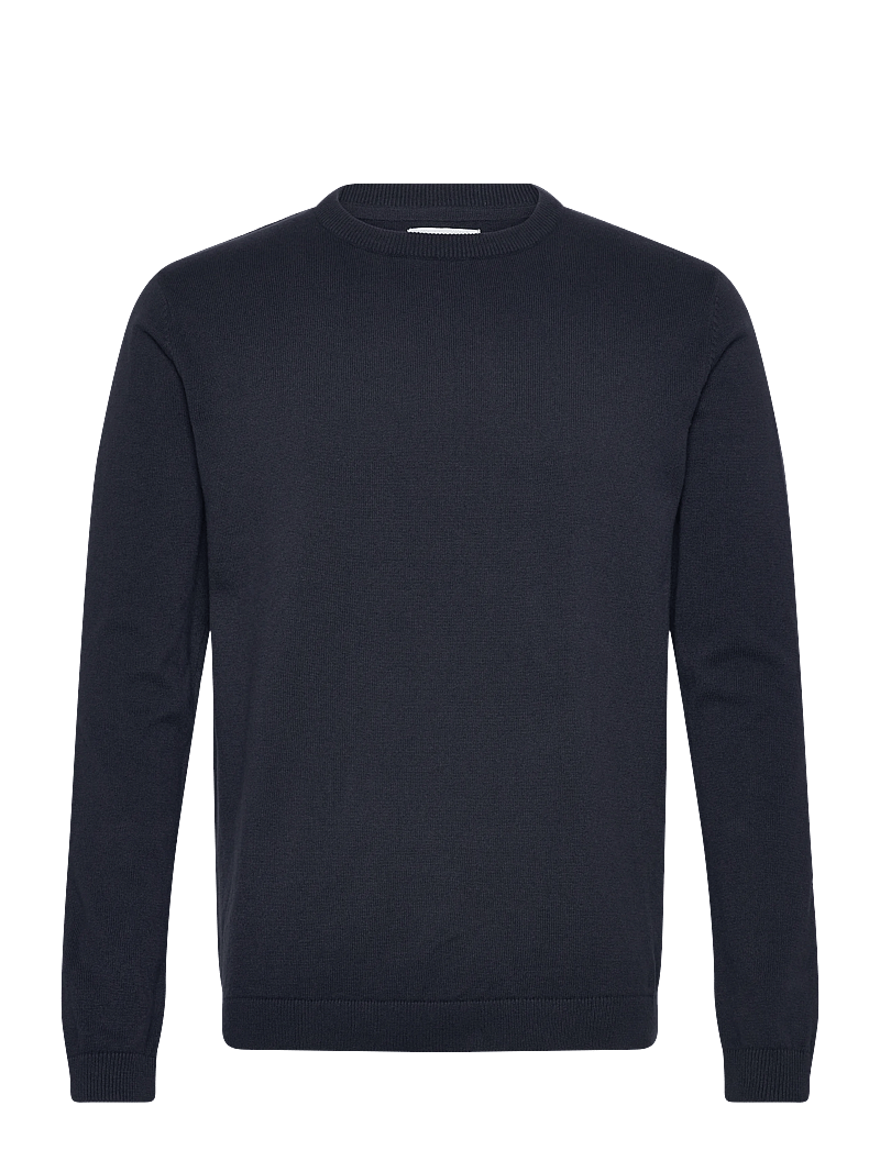 Enkel Studio - O-neck knit - rundhals - navy - 1