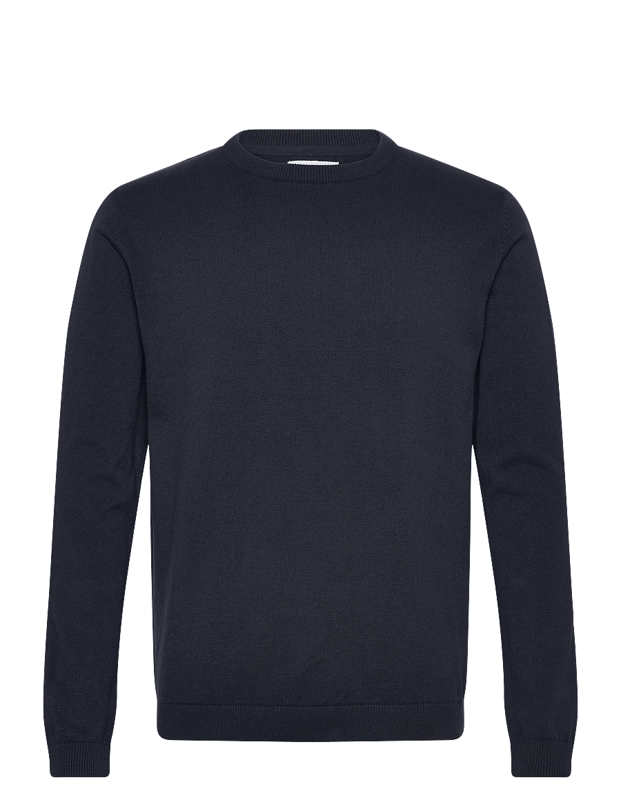 Enkel Studio - O-neck knit - rundhals - navy - 1