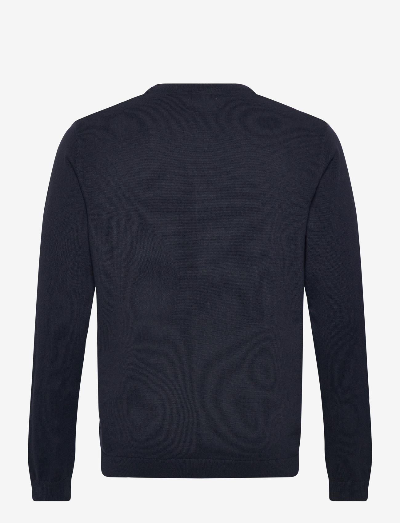 Enkel Studio - O-neck knit - rundhalsad - navy - 2