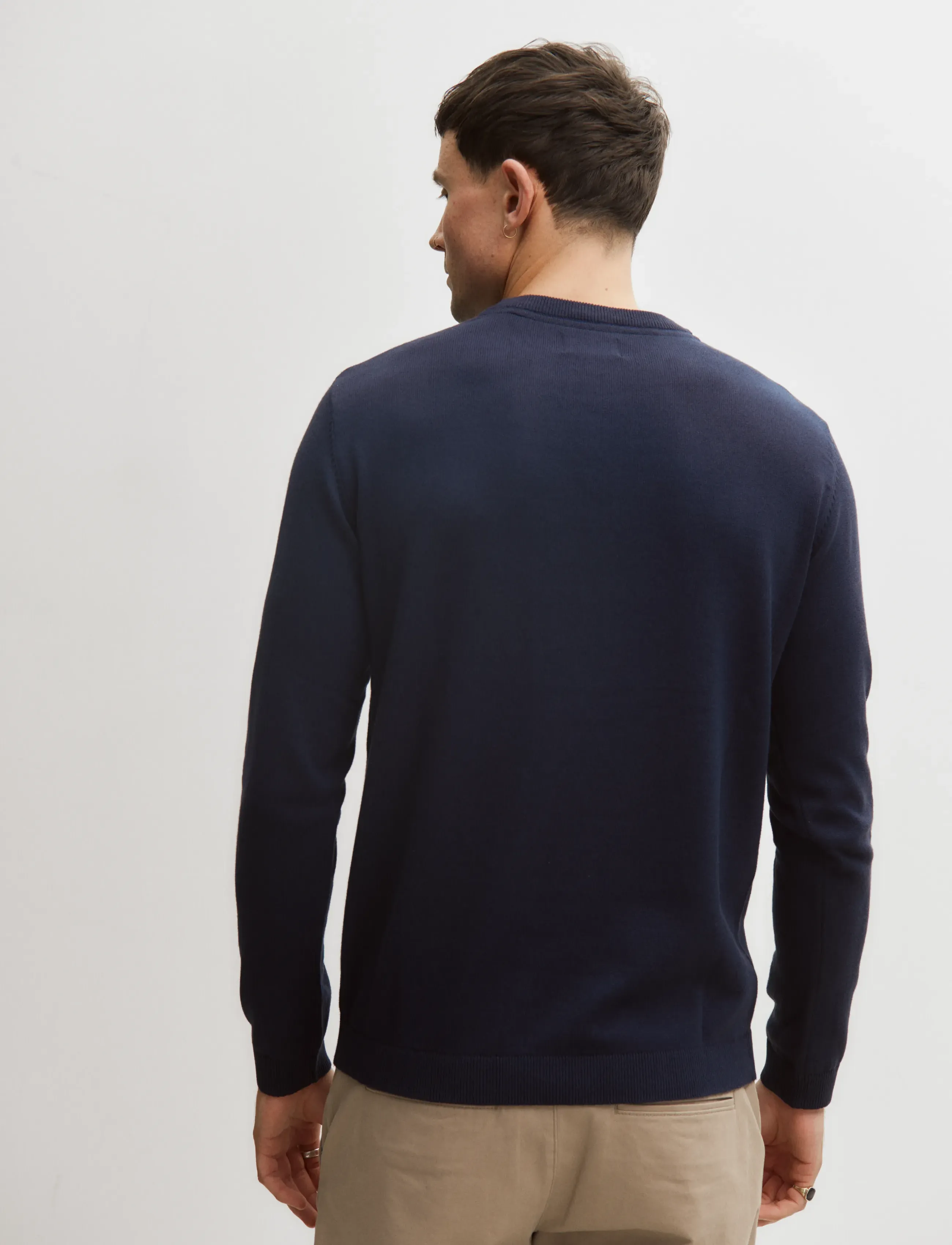 Enkel Studio - O-neck knit - Ümmarguse kaelusega kudumid - navy - 3