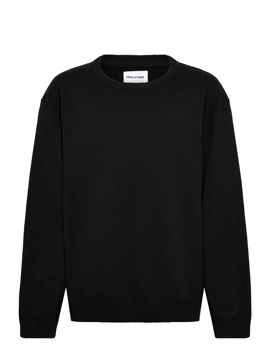 Enkel Studio - O-neck knit - džemprid - black - 0