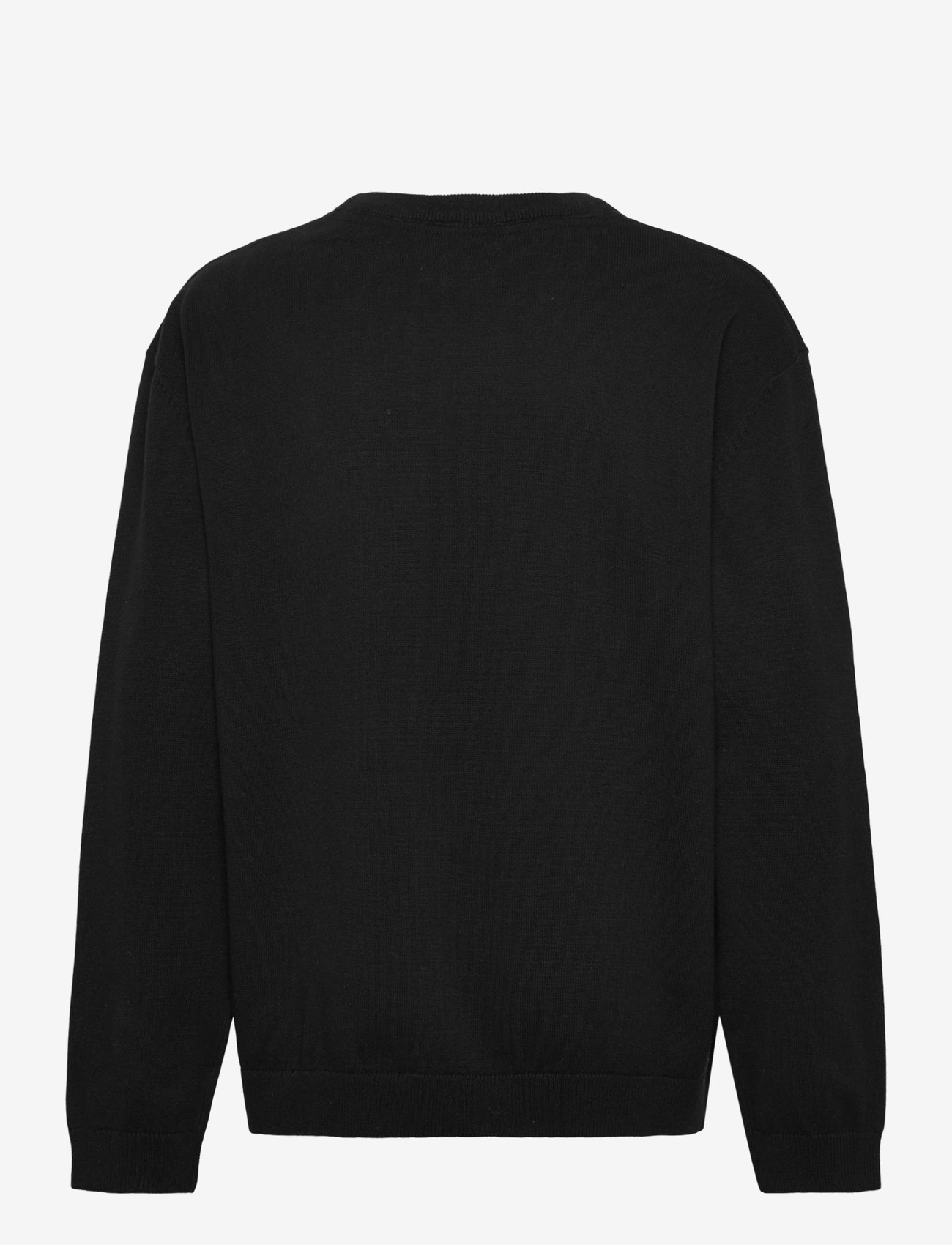 Enkel Studio - O-neck knit - stickade tröjor - black - 1