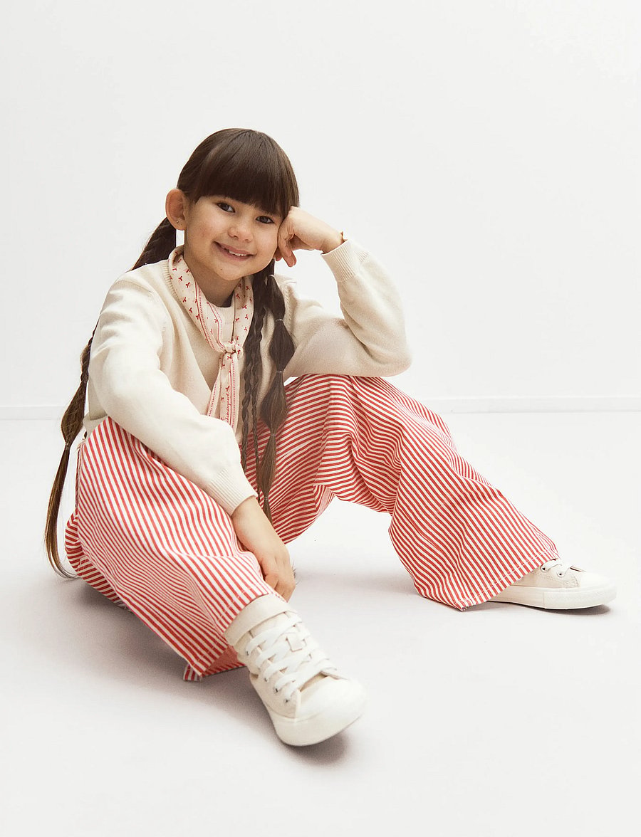 Enkel Studio - O-neck knit - stickade tröjor - bone white - 3