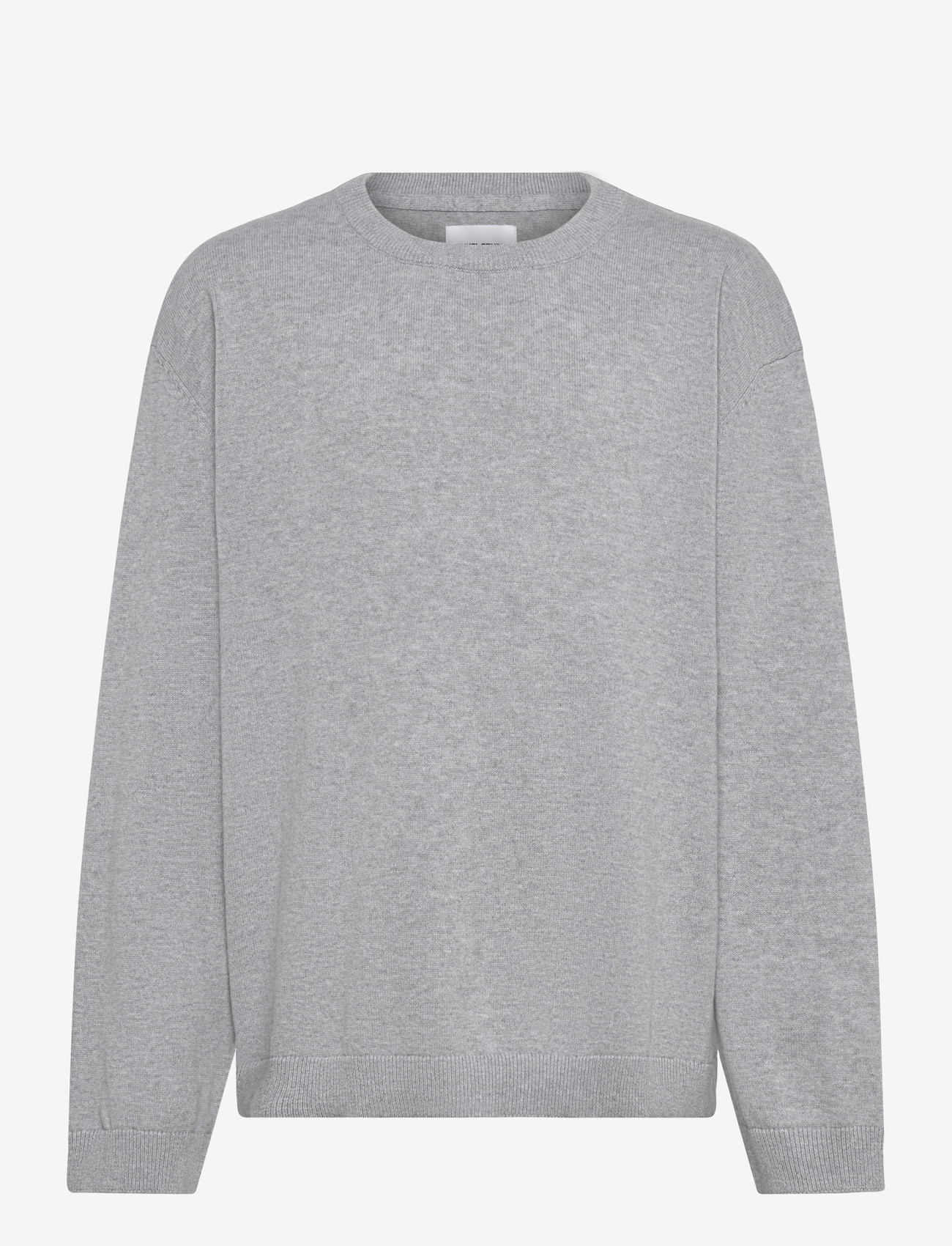 Enkel Studio - O-neck knit - pullover - grey mel - 1