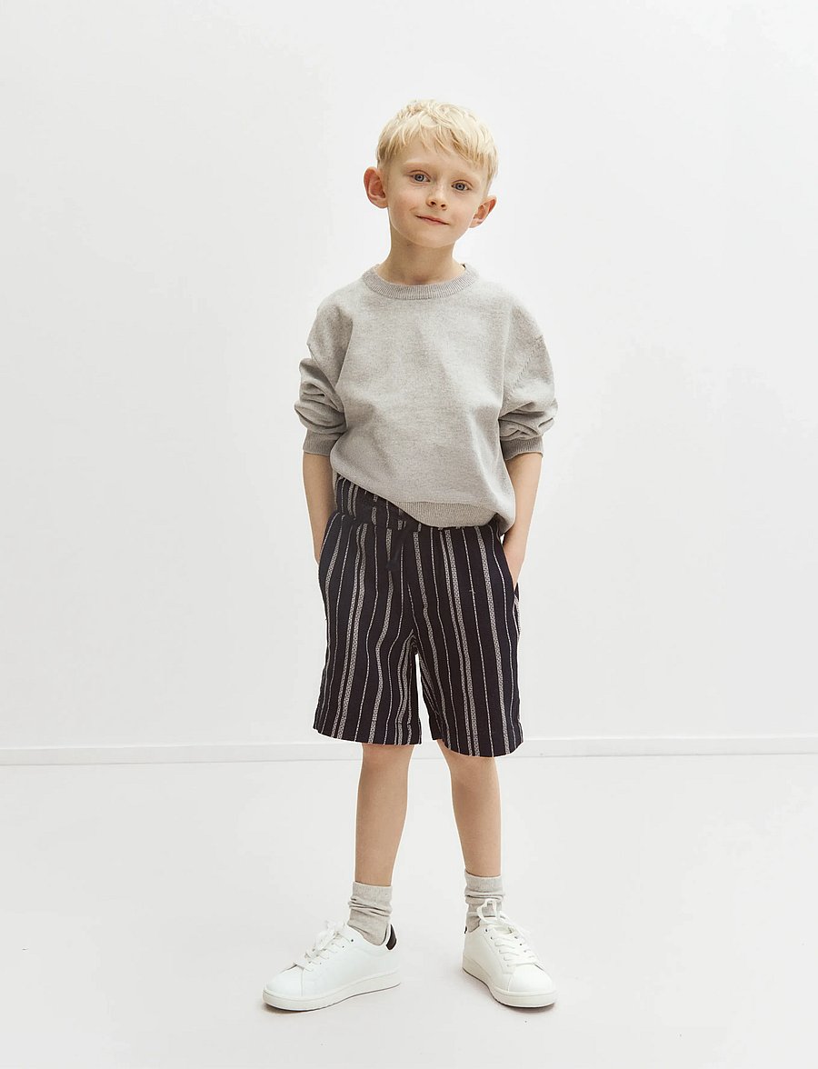 Enkel Studio - O-neck knit - pullover - grey mel - 0