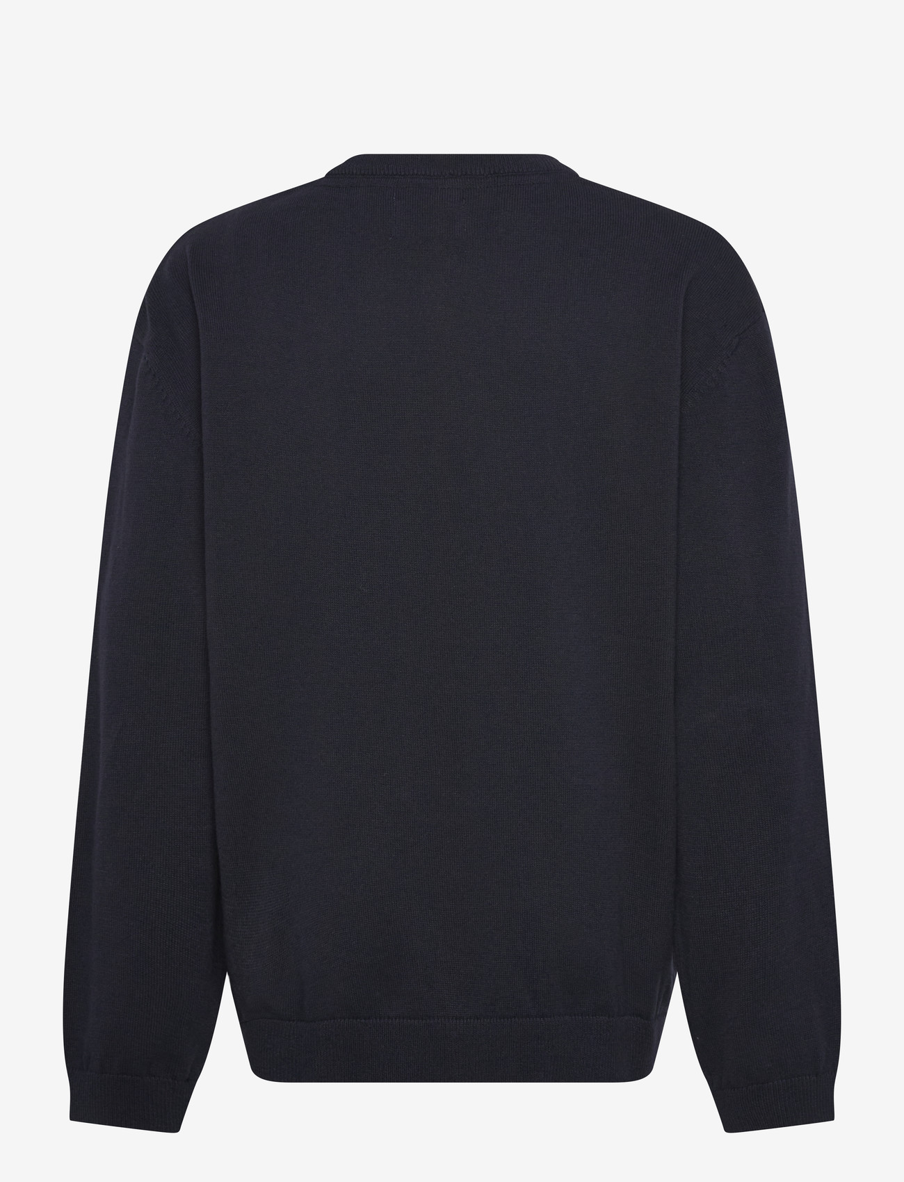 Enkel Studio - O-neck knit - stickade tröjor - navy - 1