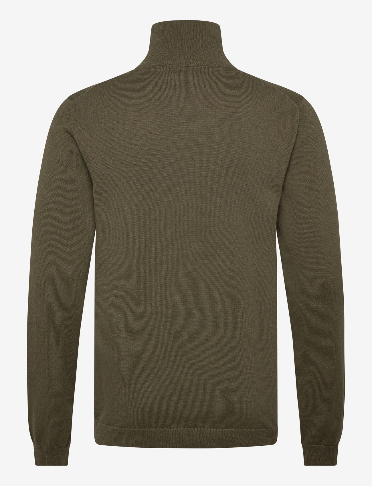 Enkel Studio - Half zip knit - laveste priser - army - 2