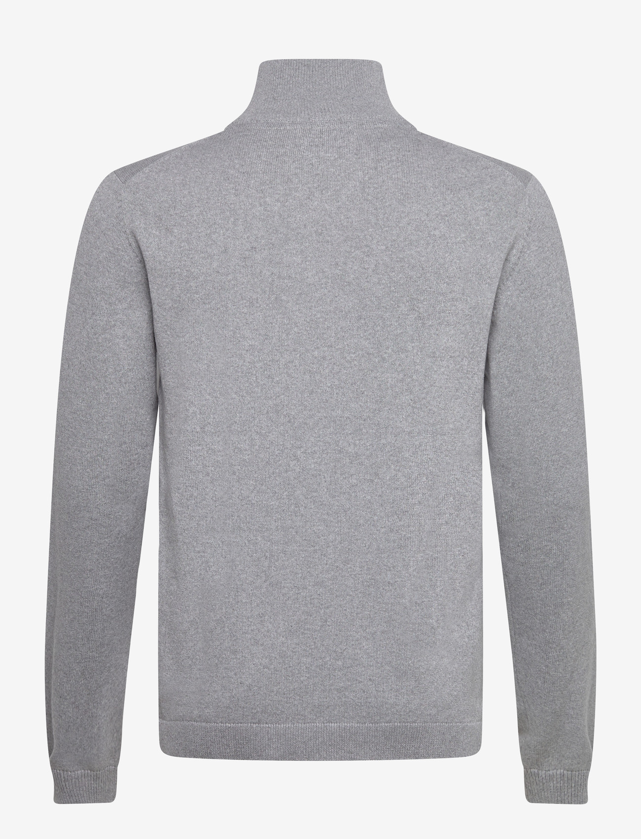 Enkel Studio - Half zip knit - halfzip strik - grey mel - 2