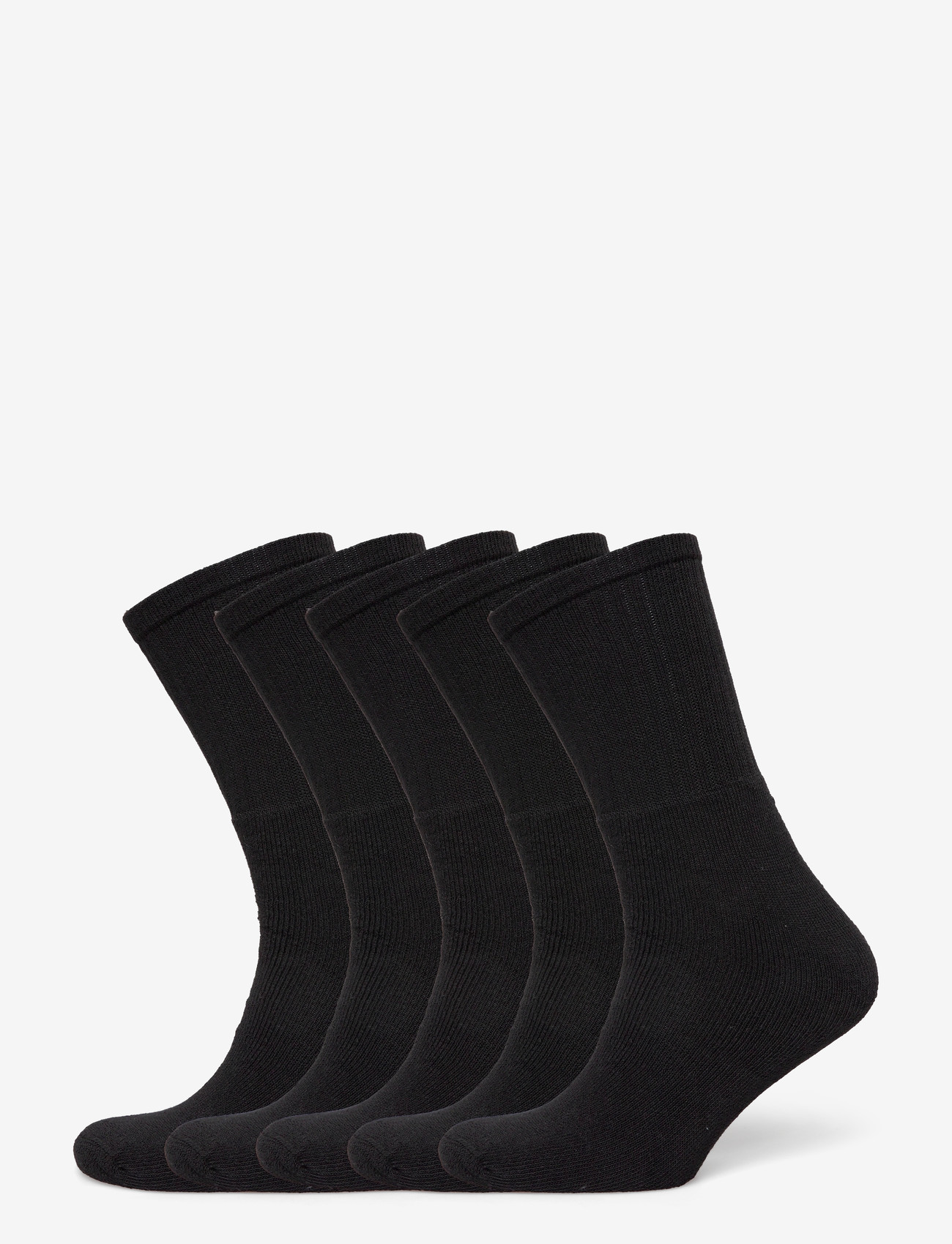 Enkel Studio - 5pack recycle tennis sock - klassikalised sokid - black - 0