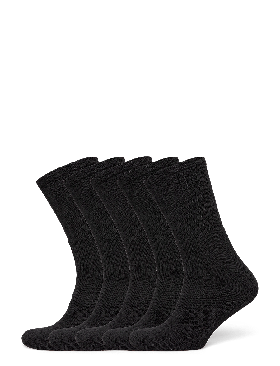 Enkel Studio - 5pack recycle tennis sock - klassikalised sokid - black - 0