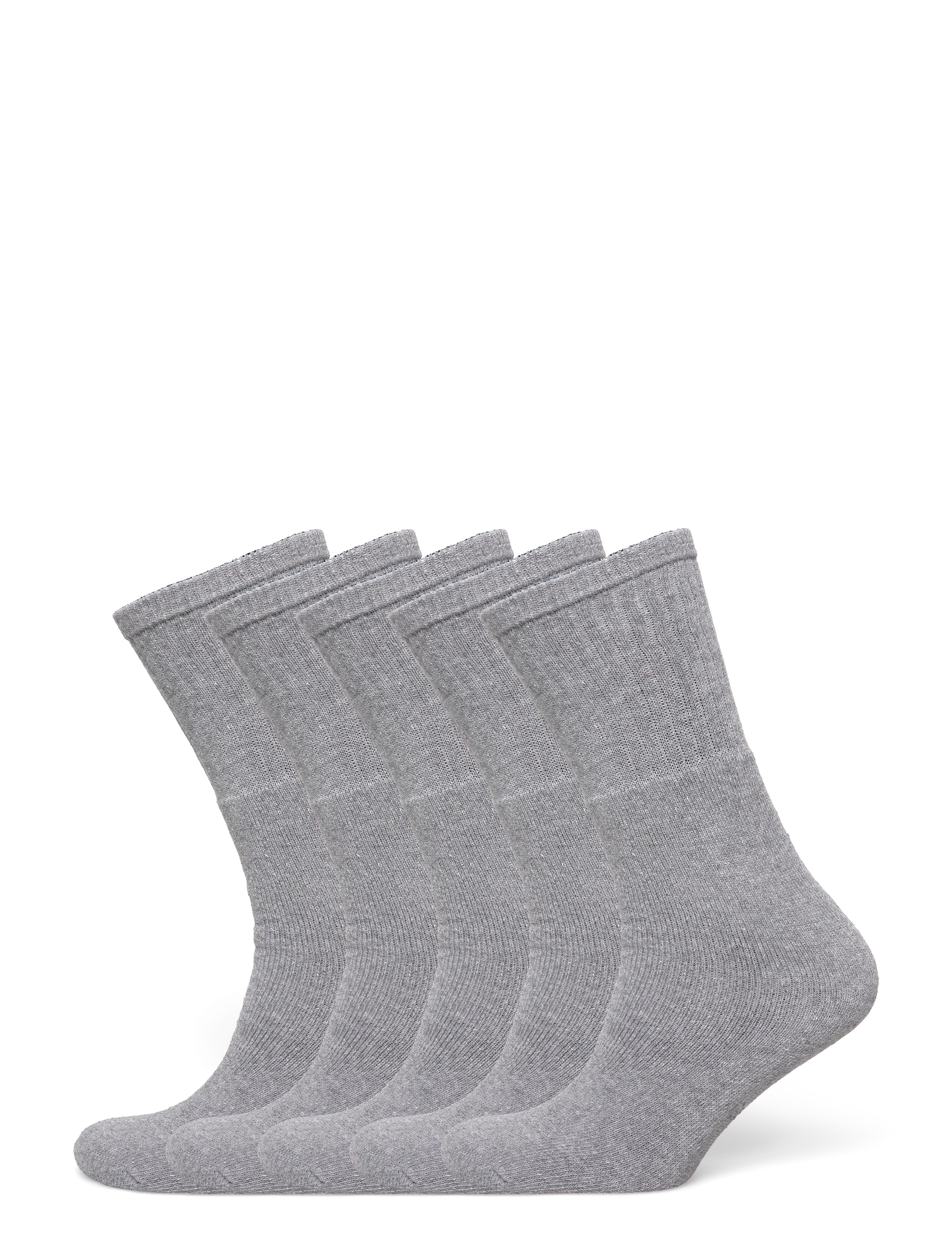 Enkel Studio 5Pack Recycle Tennis Sock, Mænd, 5-Pak Tennisstrømper, Grå, Str: 40-47