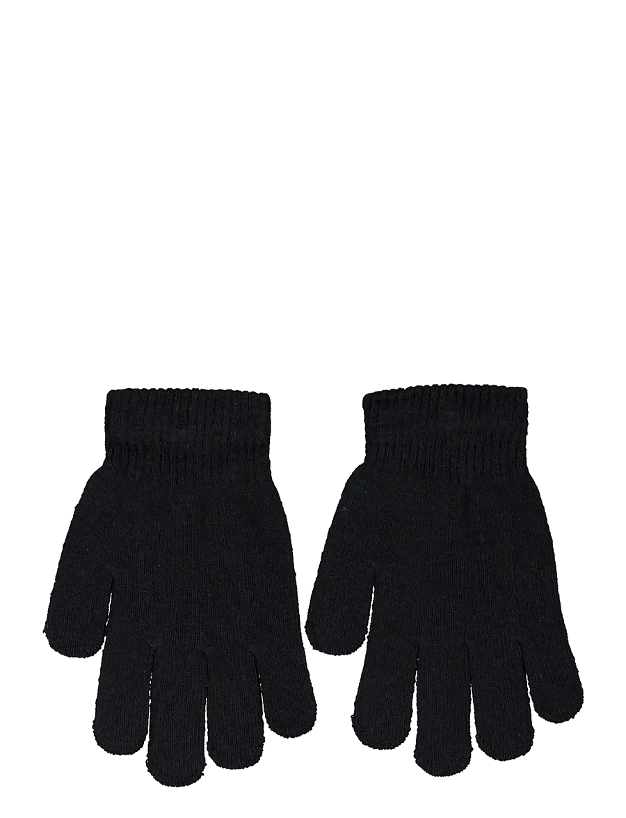 Enkel Studio - Mens knitted gloves - handsker & vanter - black - 0