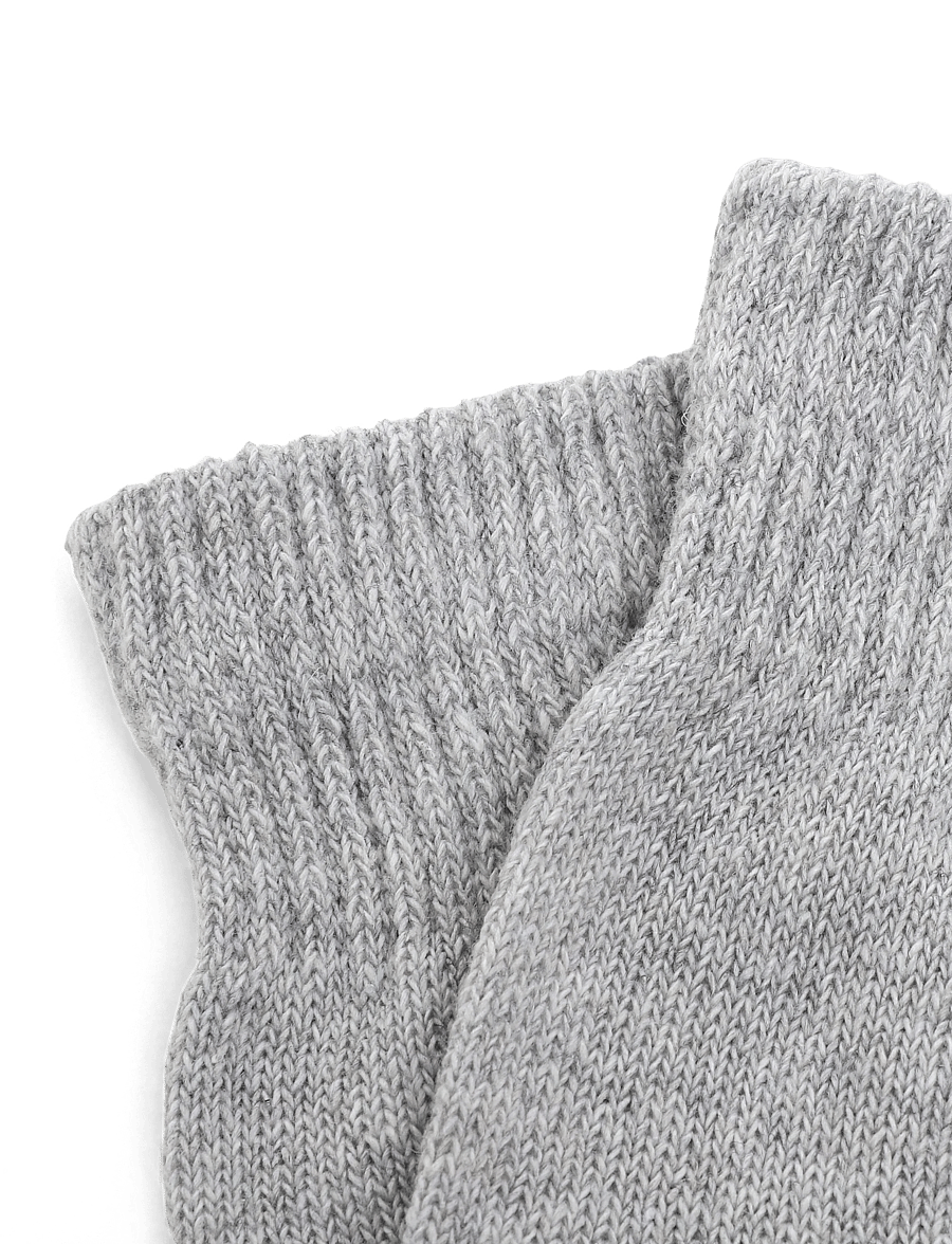 Enkel Studio - Mens knitted gloves - kindad - grey - 3
