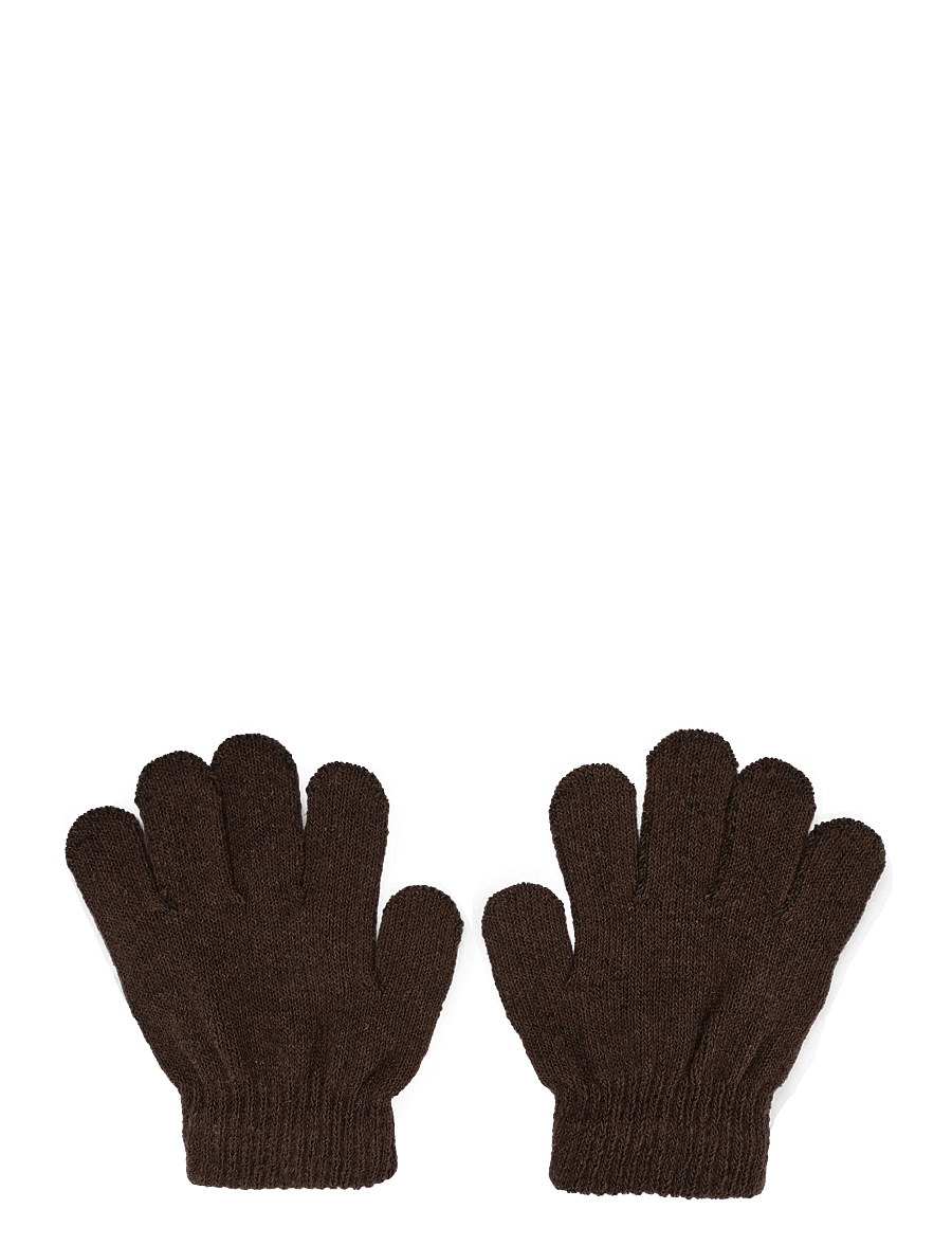Enkel Studio - Kids knitted gloves - handschuhe - brown - 0