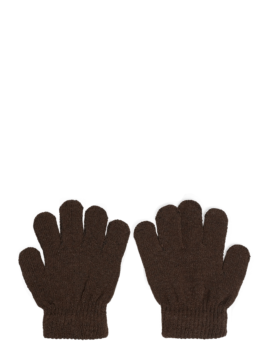 Enkel Studio - Kids knitted gloves - handschuhe - brown - 1