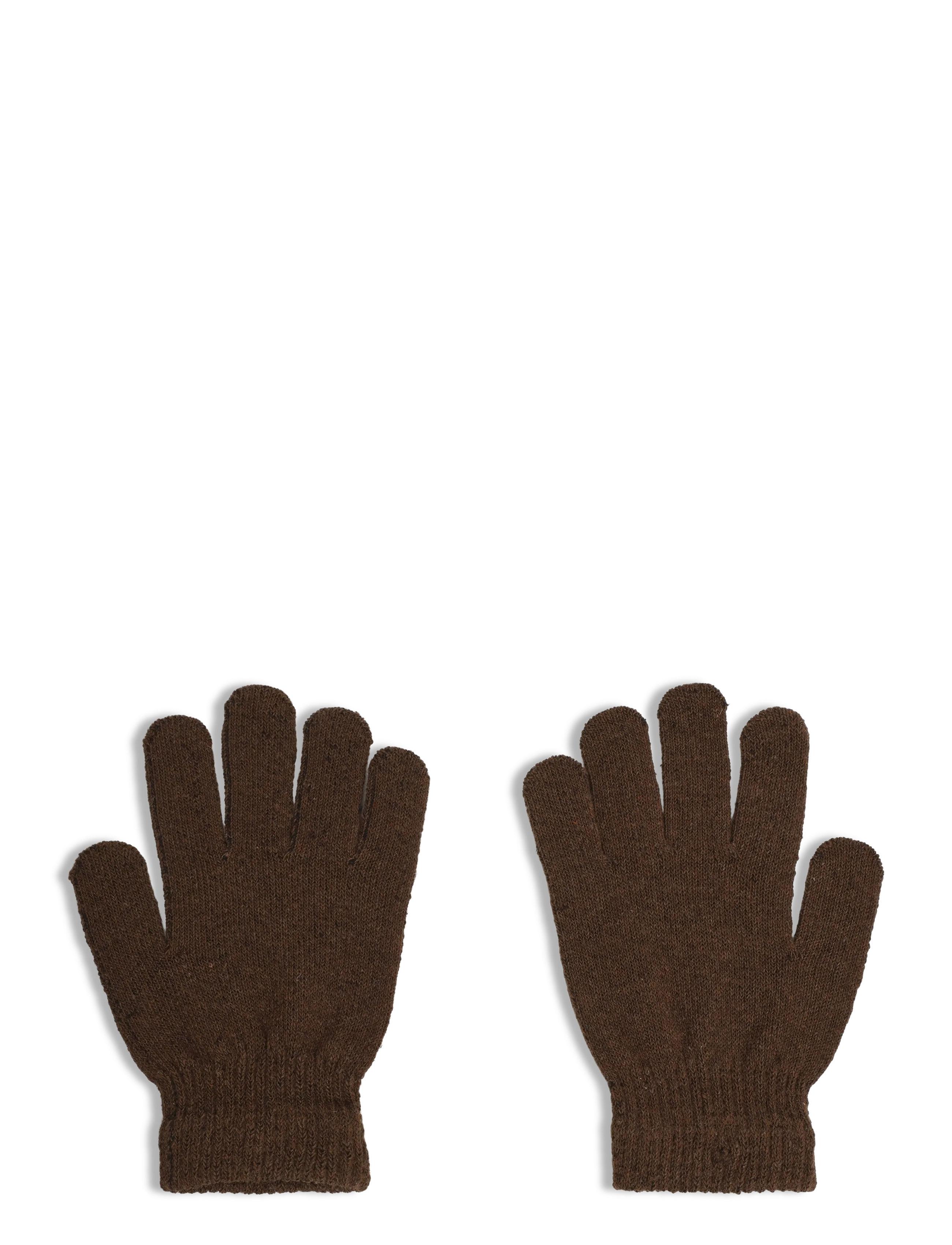 Enkel Studio - Womens knitted gloves - madalaimad hinnad - brown - 1