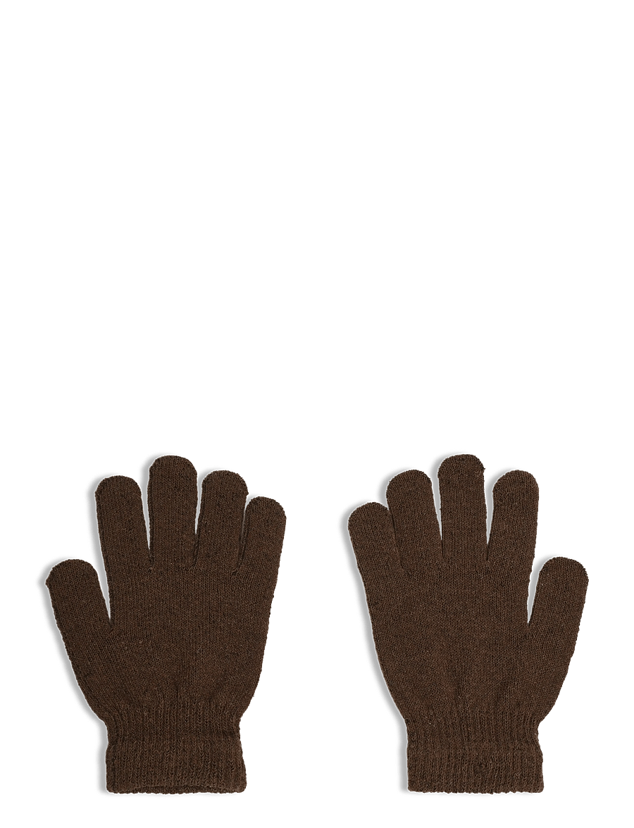 Enkel Studio - Womens knitted gloves - sõrmikud - brown - 1