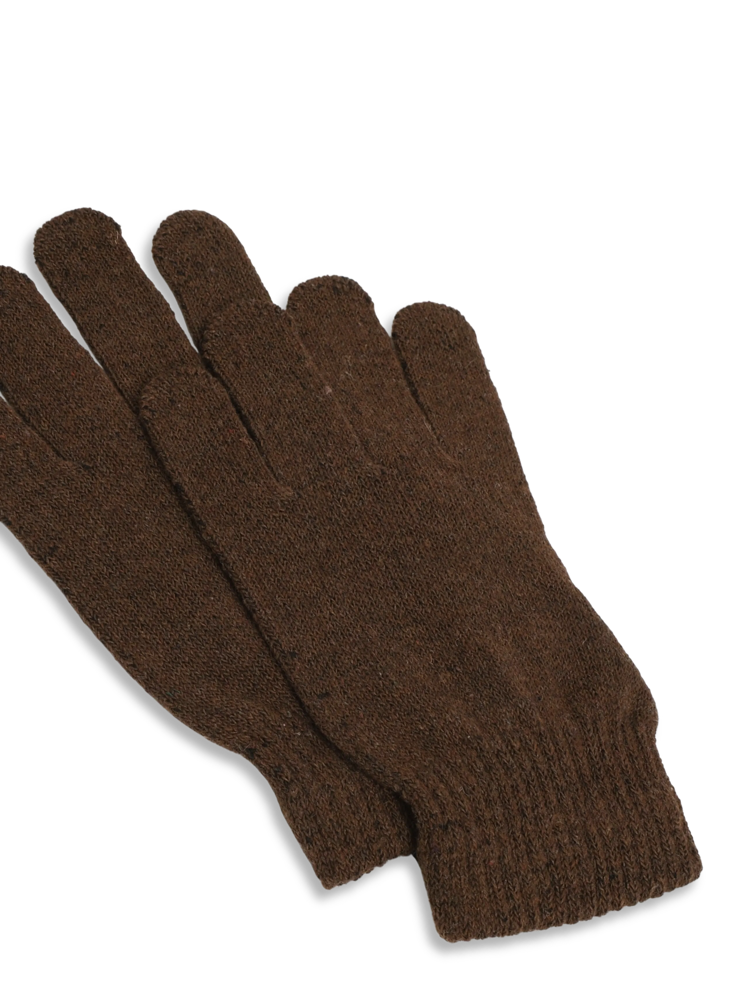 Enkel Studio - Womens knitted gloves - madalaimad hinnad - brown - 2