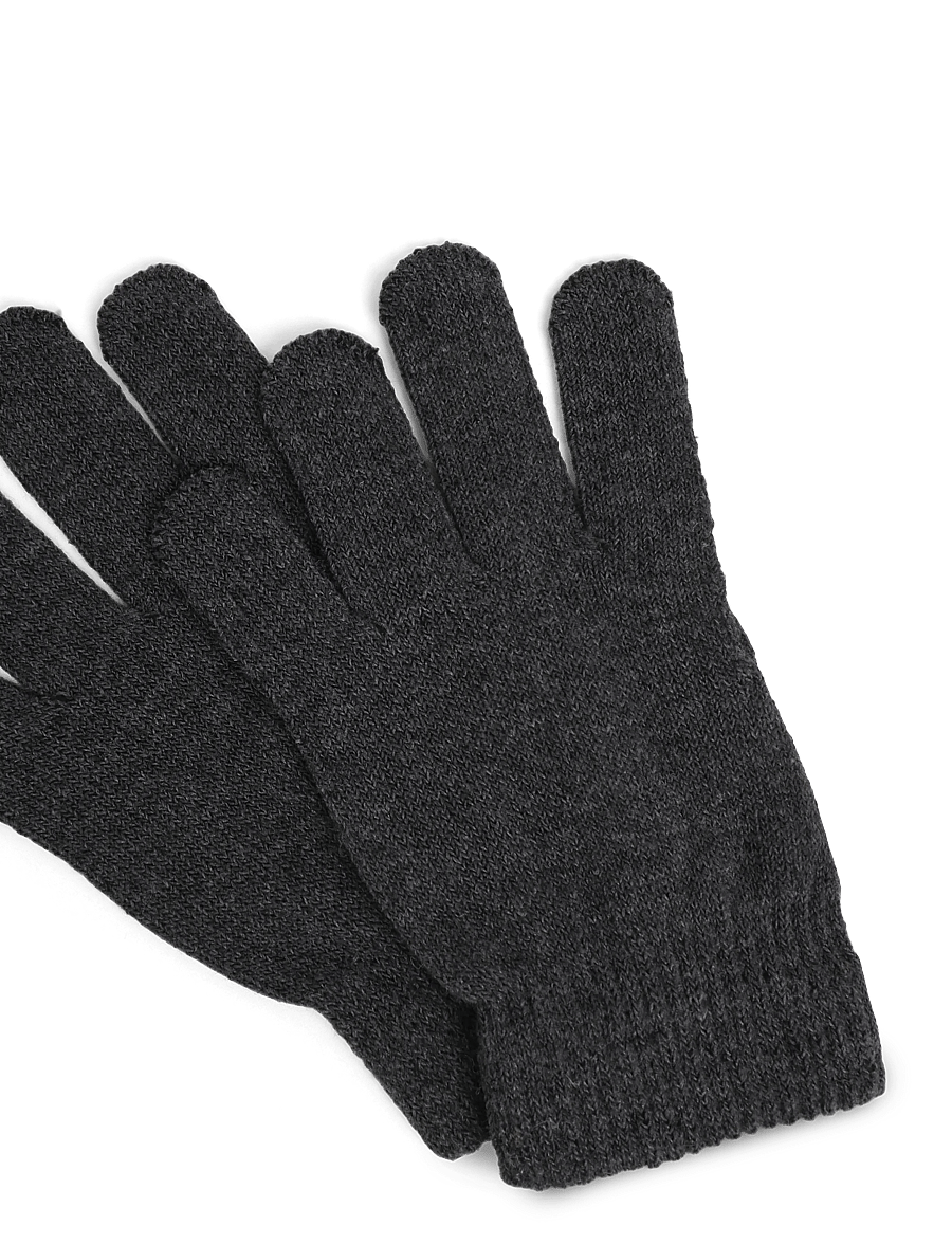 Enkel Studio - Womens knitted gloves - sõrmikud - charcoal - 2