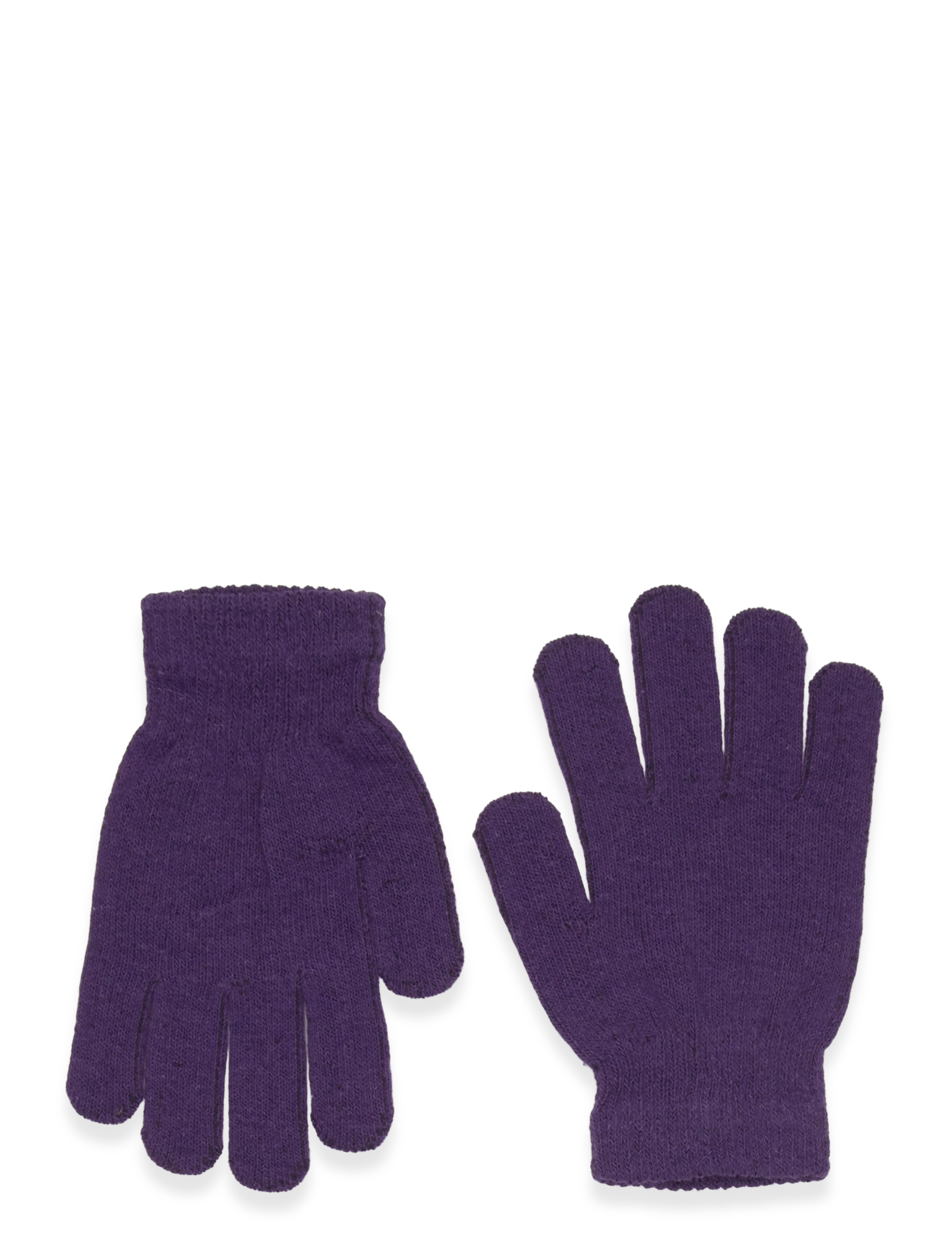 Enkel Studio Womens knitted gloves - Accessoires - LILA / purple