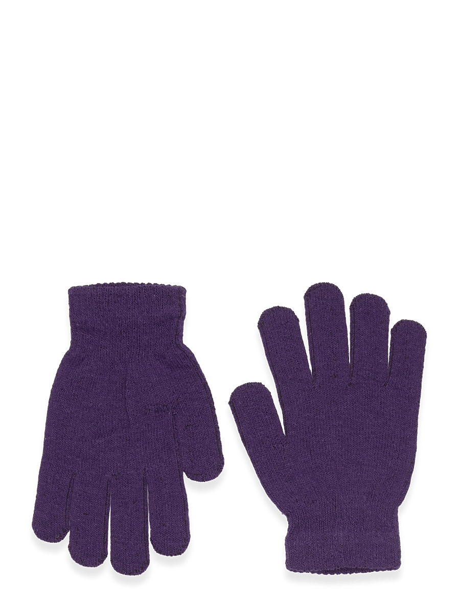 Enkel Studio - Womens knitted gloves - fingerhandschuhe - lila - 0